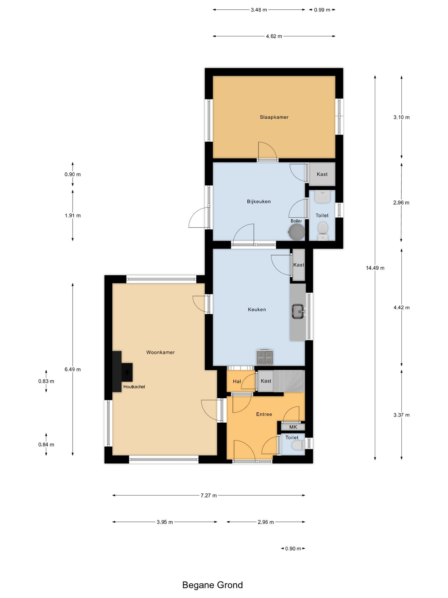 Spacious detached family home with large garden in Esbeek requiring modernization — 40
