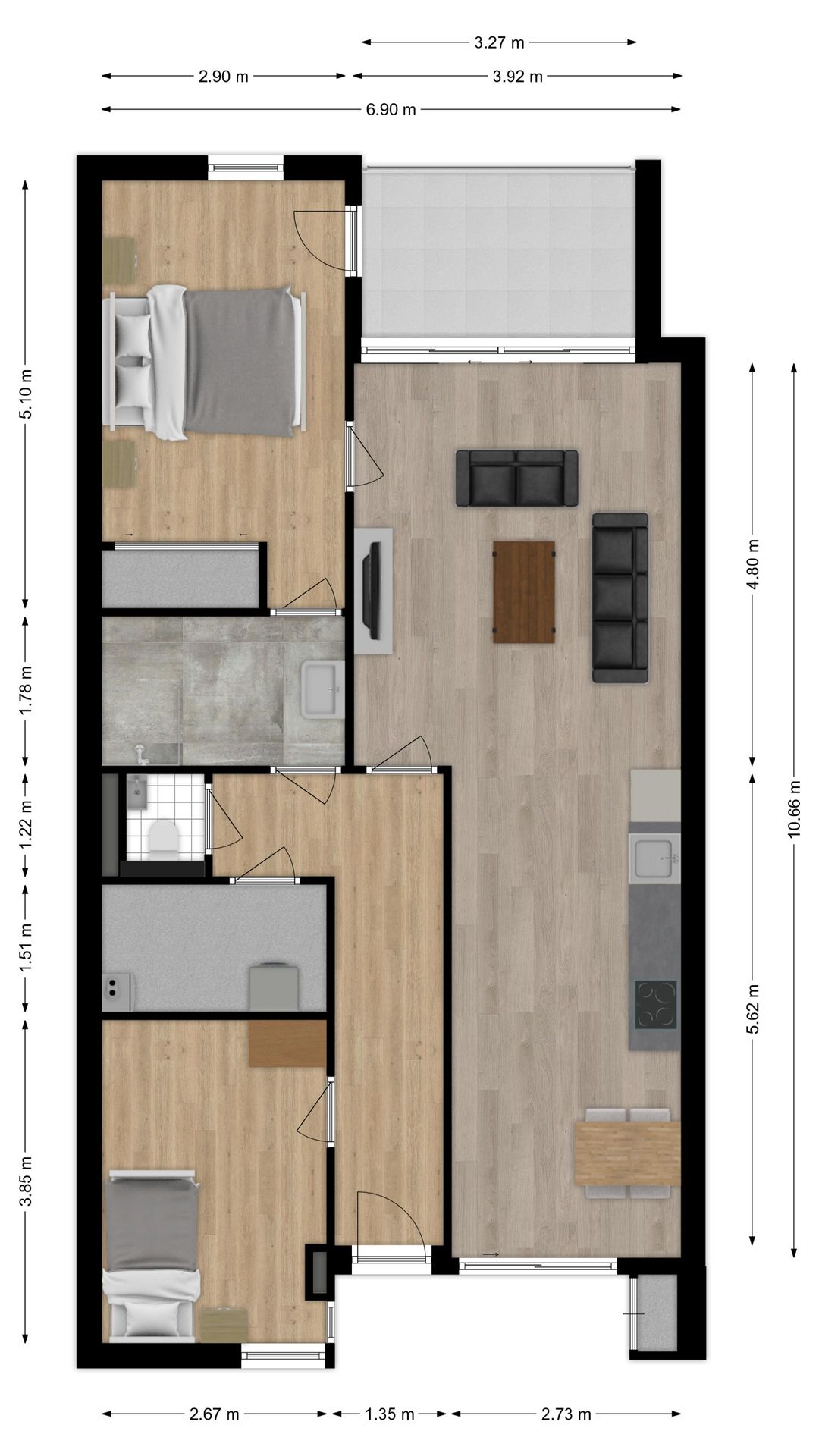Foto 46 van Veestraat 133-04