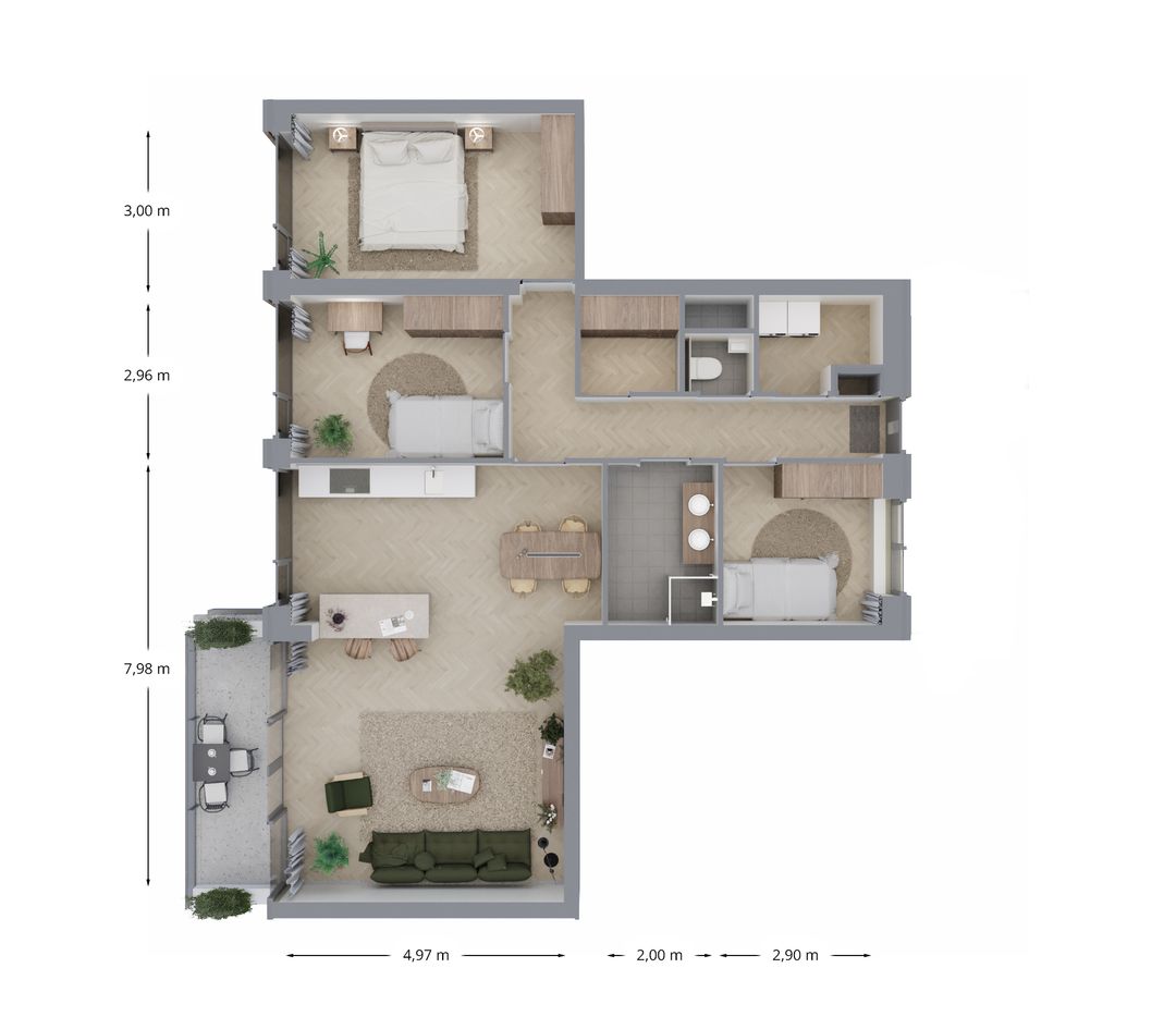 Foto 2 van De Stadspoort (Bouwnr. 1.15)