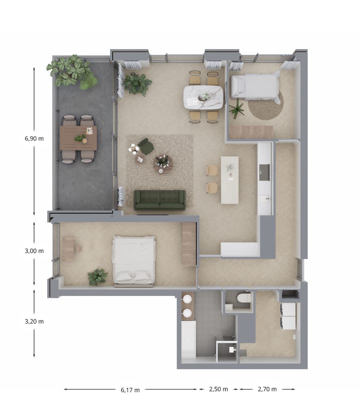 Foto 2 van De Landing (Bouwnr. 1.16)