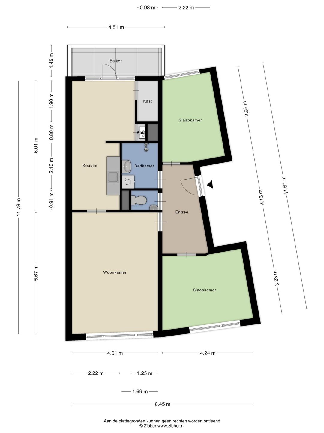 Spacious Apartment near Kralingse Bos with Balconon and Two Bedrooms — 22