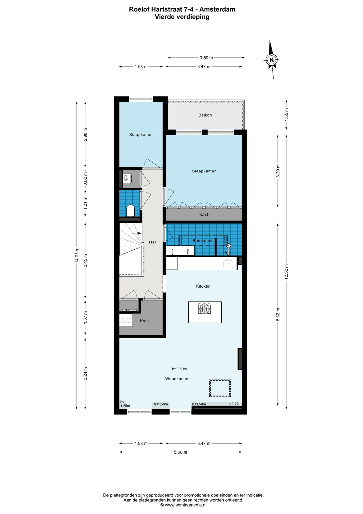 Foto 25 van Roelof Hartstraat 7-4