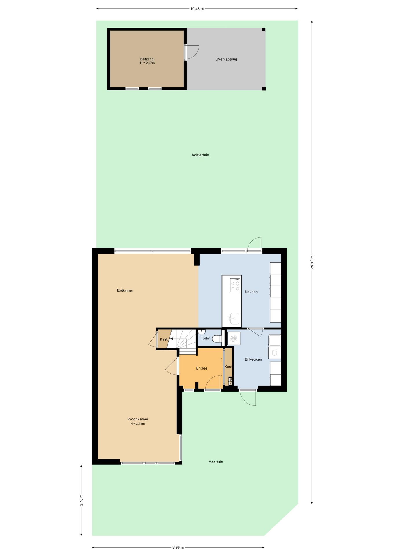 Modern 2-under-1-roof family home with 5 bedrooms, 2 bathrooms, and roof terrace — 47