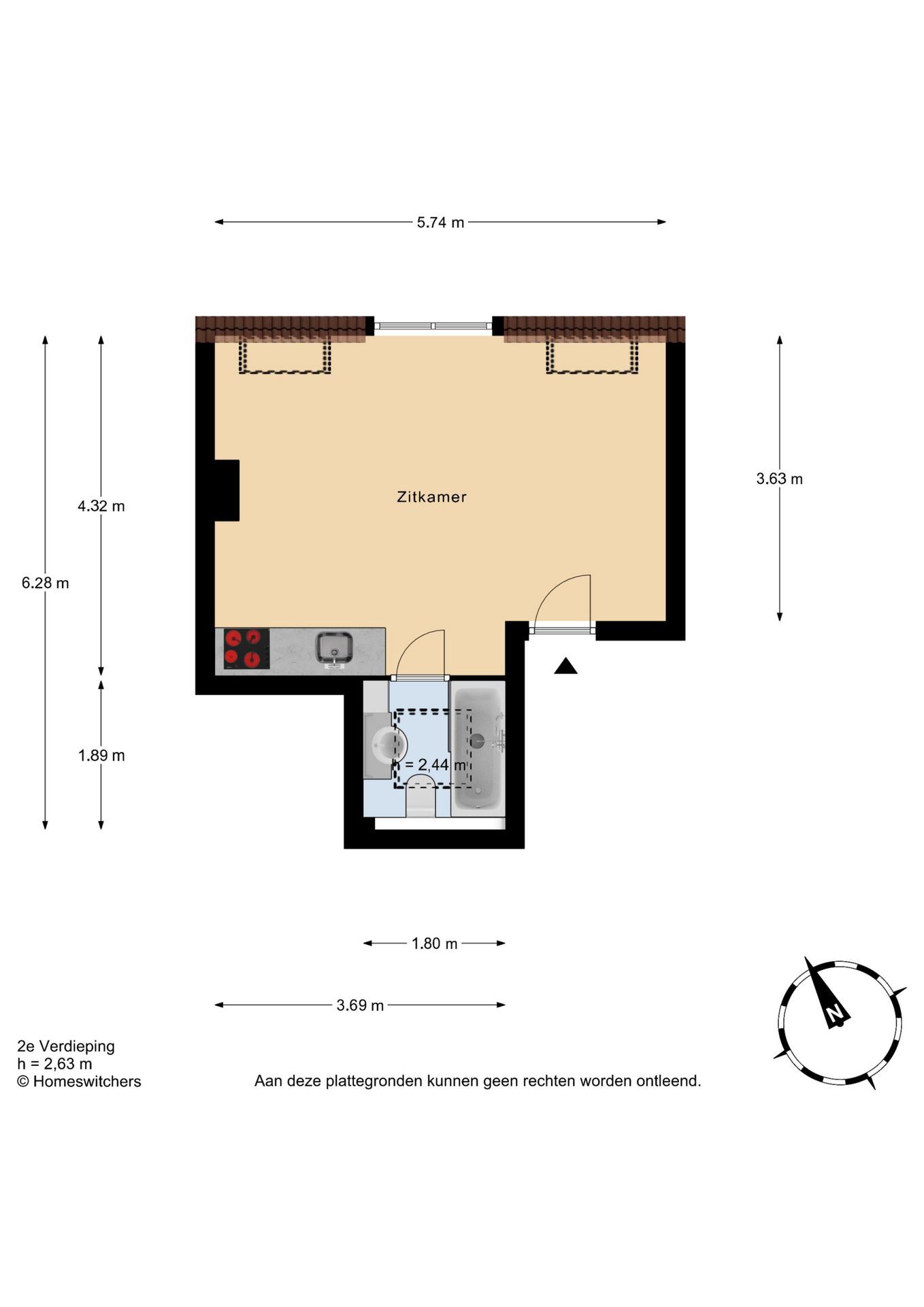 Stylish Studio Apartment in Scheveningen near the Beach — 24