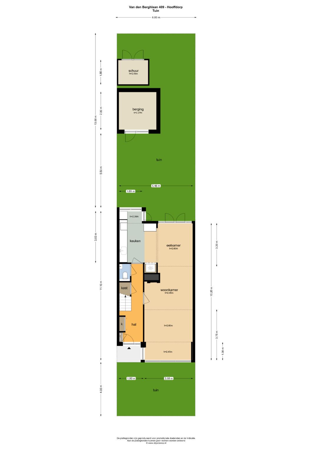 Spacious terraced house with 5 bedrooms and unique extension in quiet courtyard location — 76