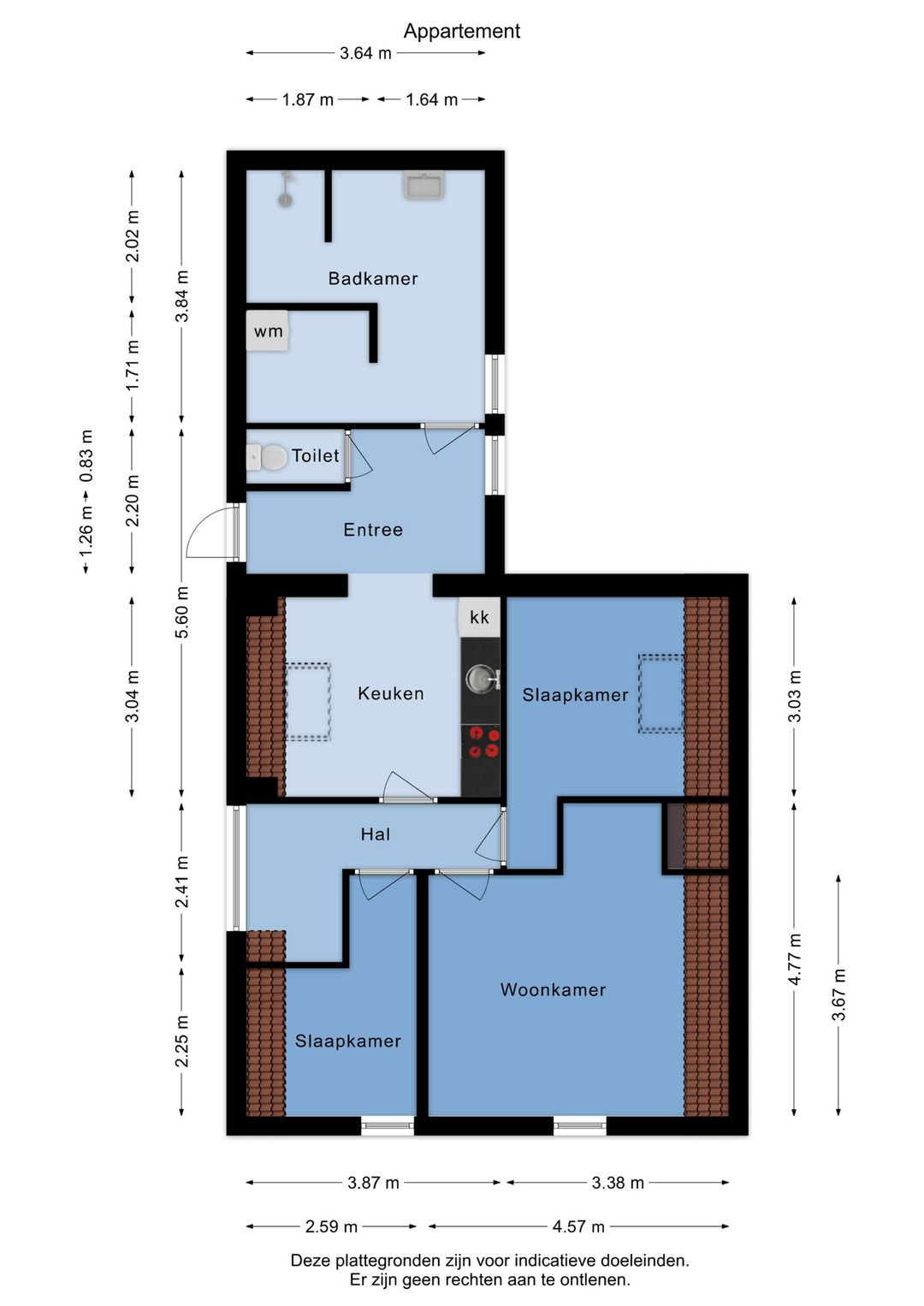 Charming upper apartment with sunny roof terrace in Best — 38
