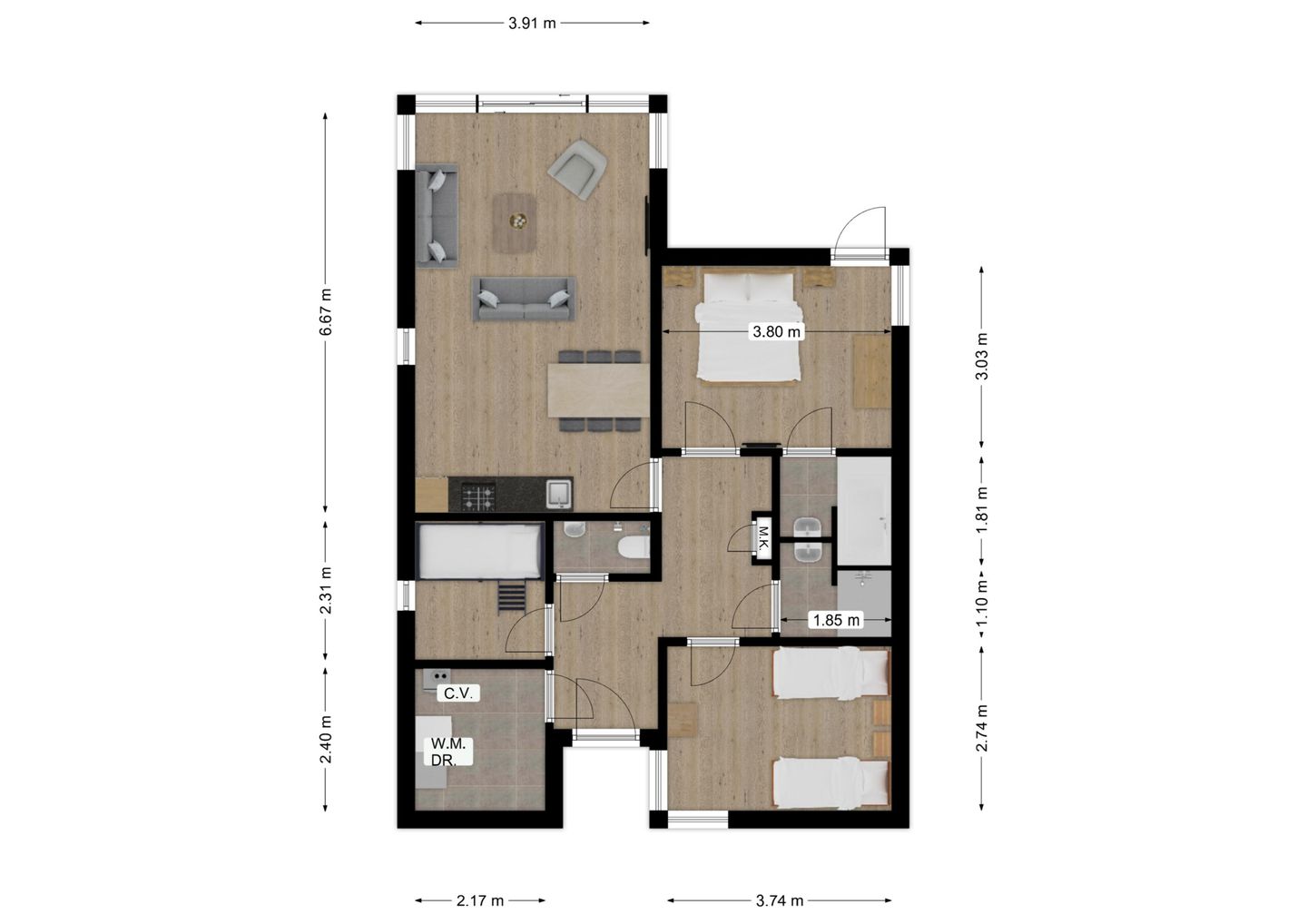 Foto 29 van Schumakersweg 27-305