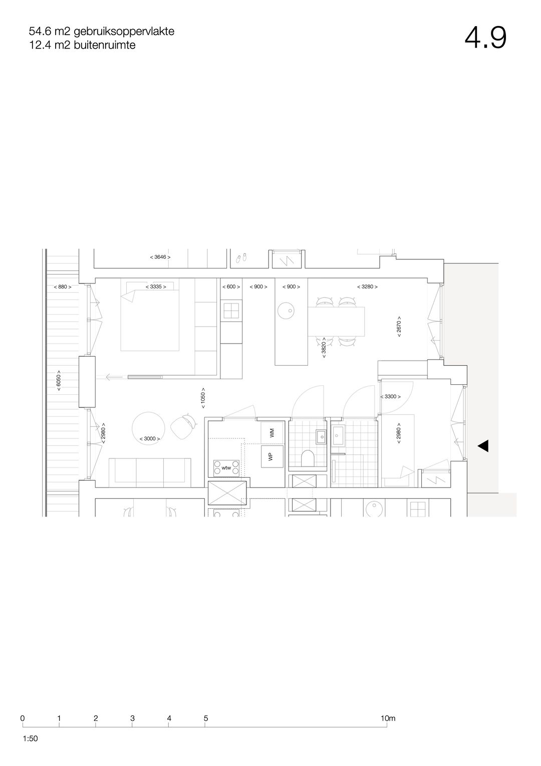 Foto 11 van Driekamerappartement (Bouwnr. 4.9)