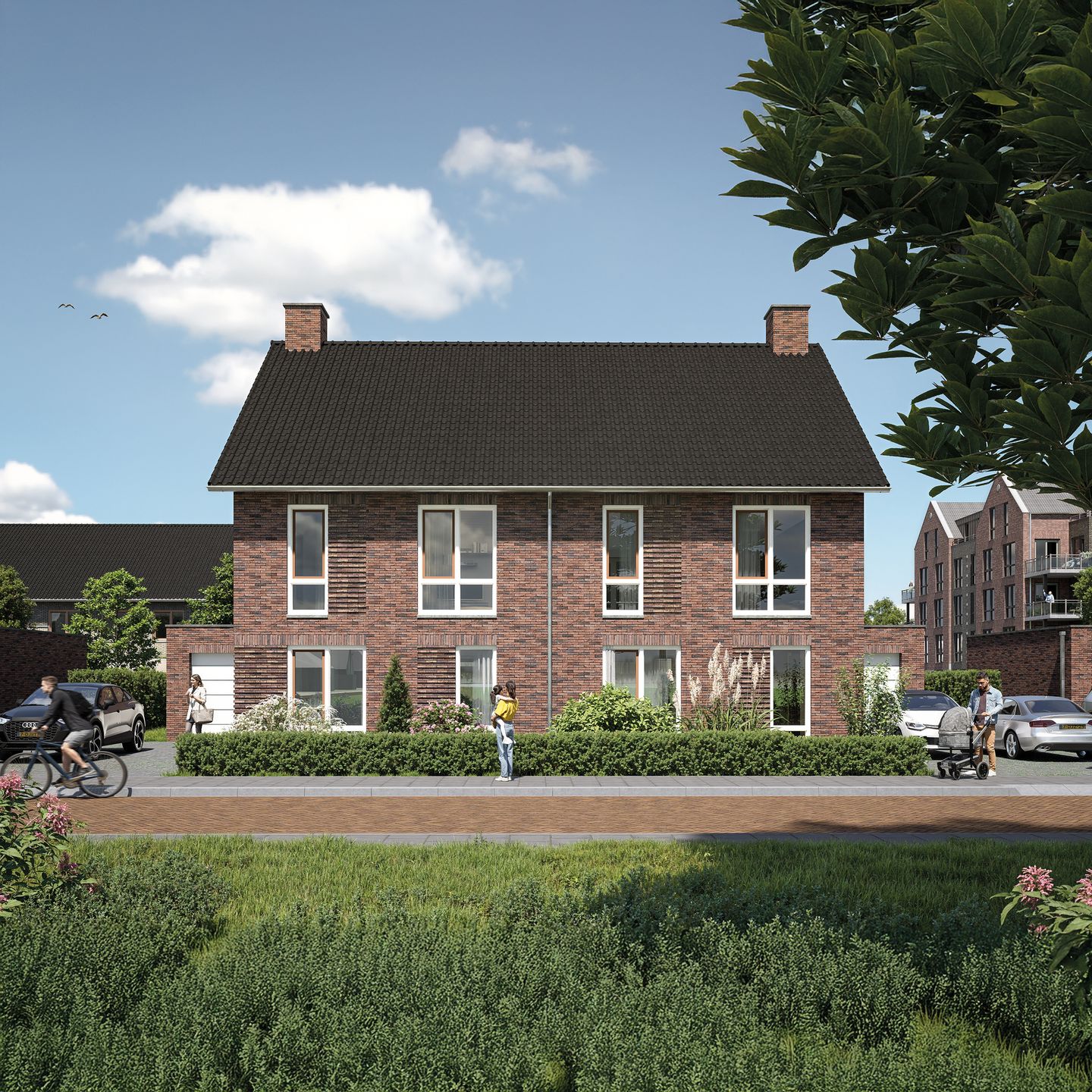 Foto 1 van Twee-onder-één-kap (Bouwnr. C2)