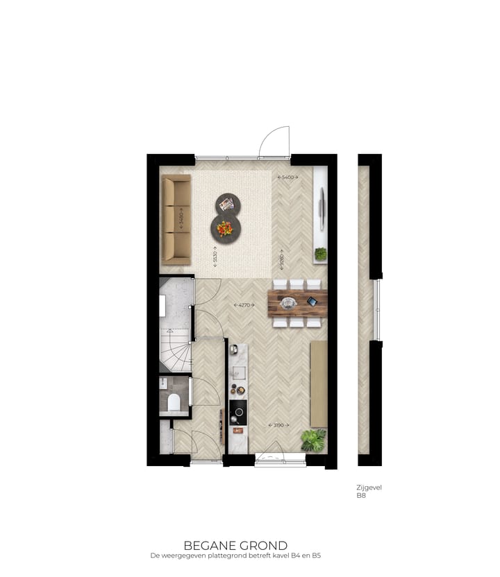 Foto 3 van Rij- en hoekwoningen (Bouwnr. B5)