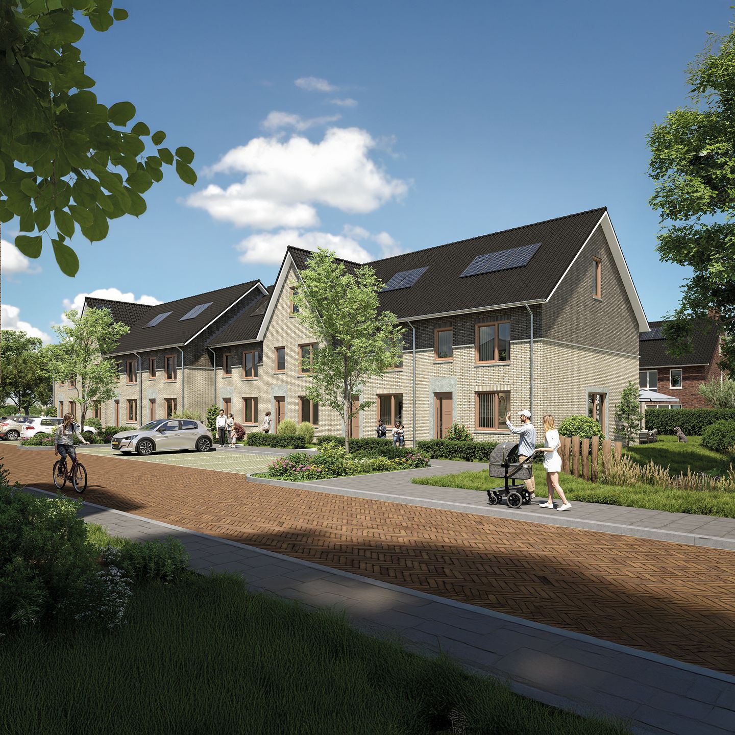 Foto 1 van Rij- en hoekwoningen (Bouwnr. B8)