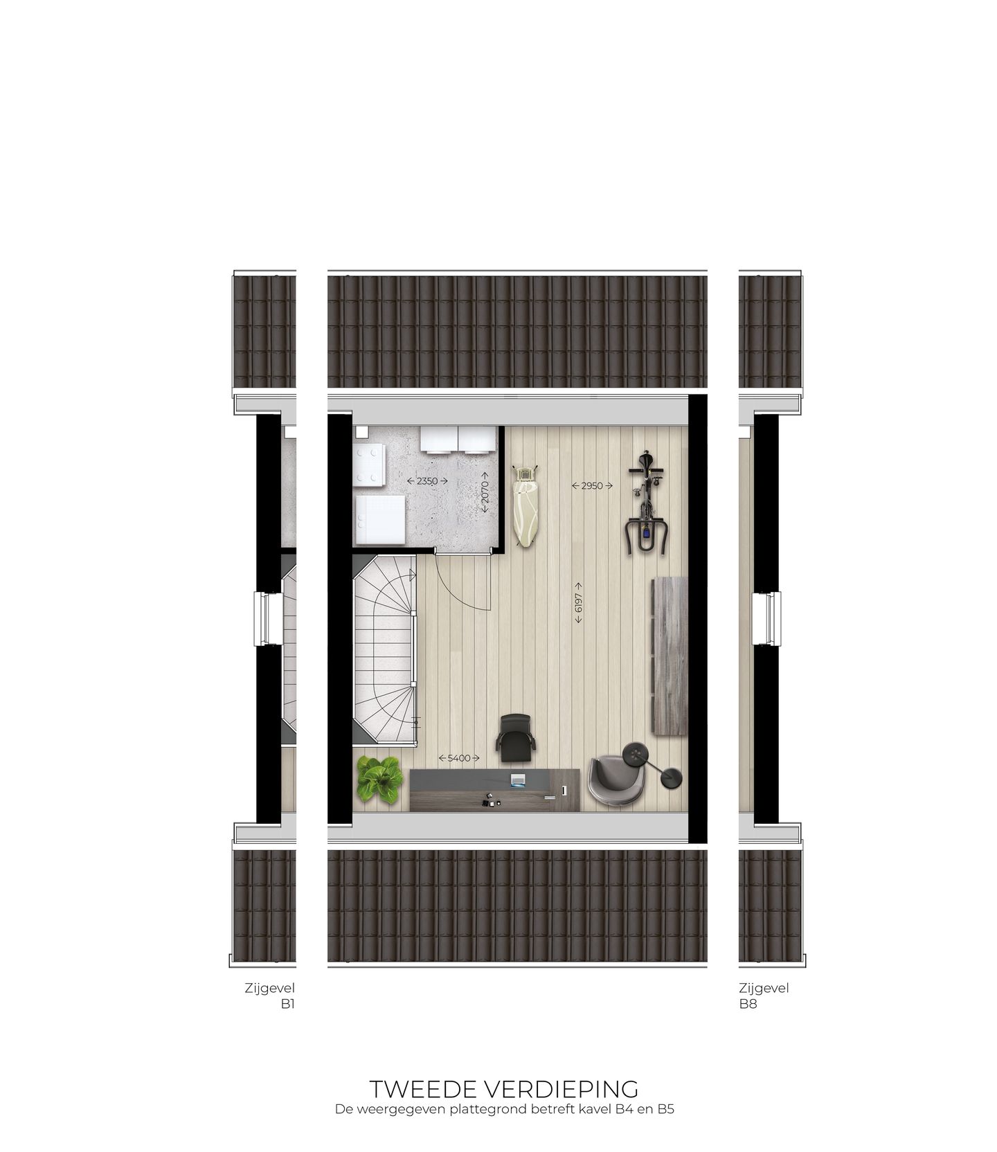 Foto 5 van Rij- en hoekwoningen (Bouwnr. B6)