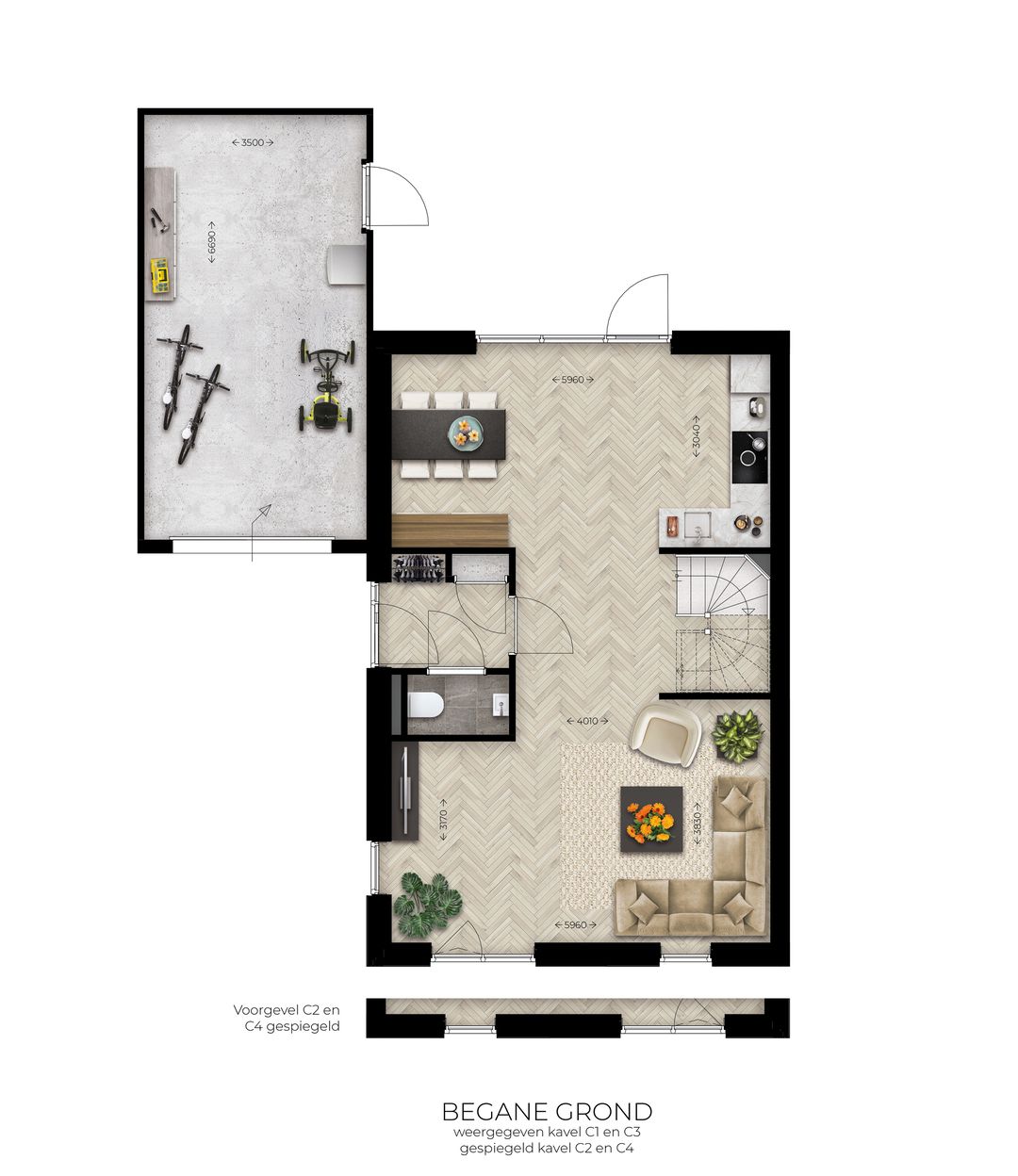 Photo 2 of Twee-onder-één-kap (Bouwnr. C1)