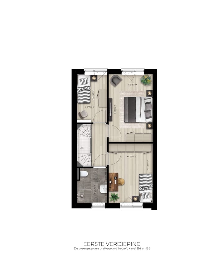 Foto 4 van Rij- en hoekwoningen (Bouwnr. B8)