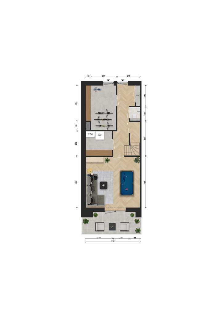 Foto 4 van Stadswoningen (Bouwnr. D.1.05)
