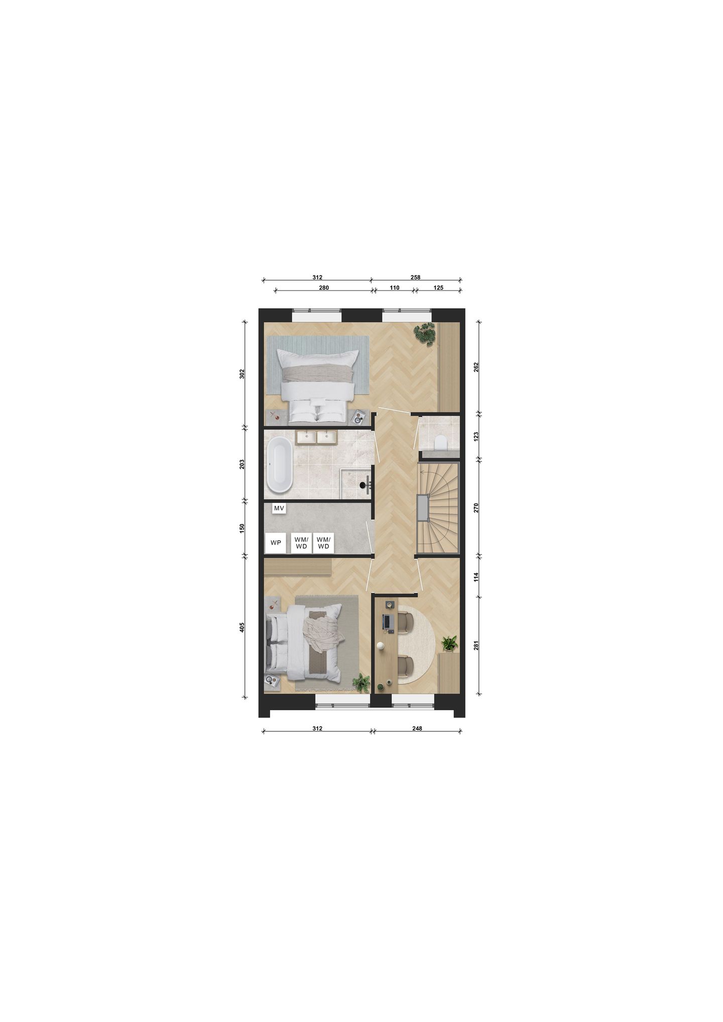 Foto 4 van Dijkwoningen (Bouwnr. A.1.03)