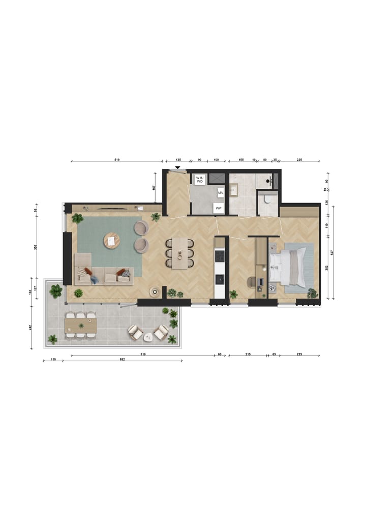 Photo 3 of Appartementen (Bouwnr. A.15.08)