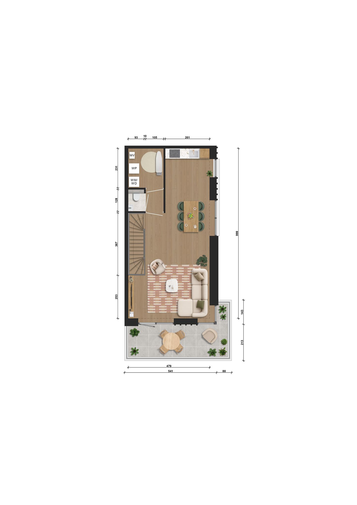 Foto 4 van Appartementen (Bouwnr. A.15.16)