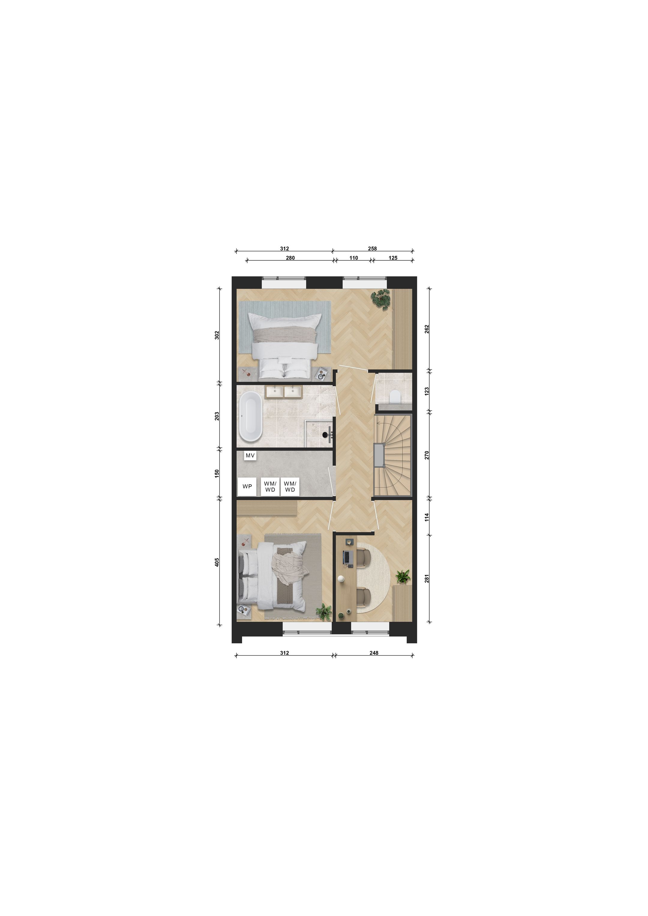 Foto 6 van Dijkwoningen (Bouwnr. B.2.03)