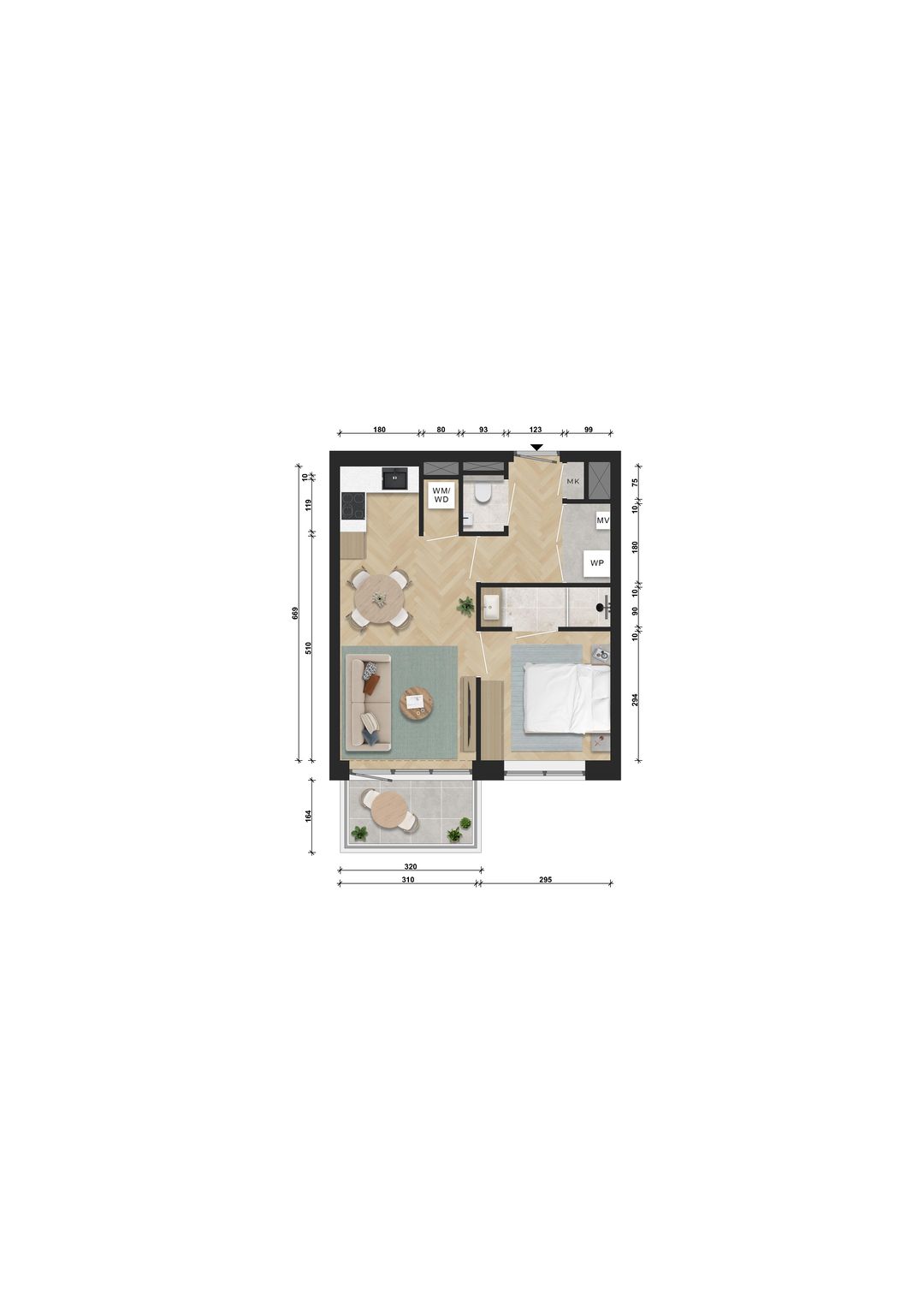 Photo 2 of Appartementen (Bouwnr. D.3.19)