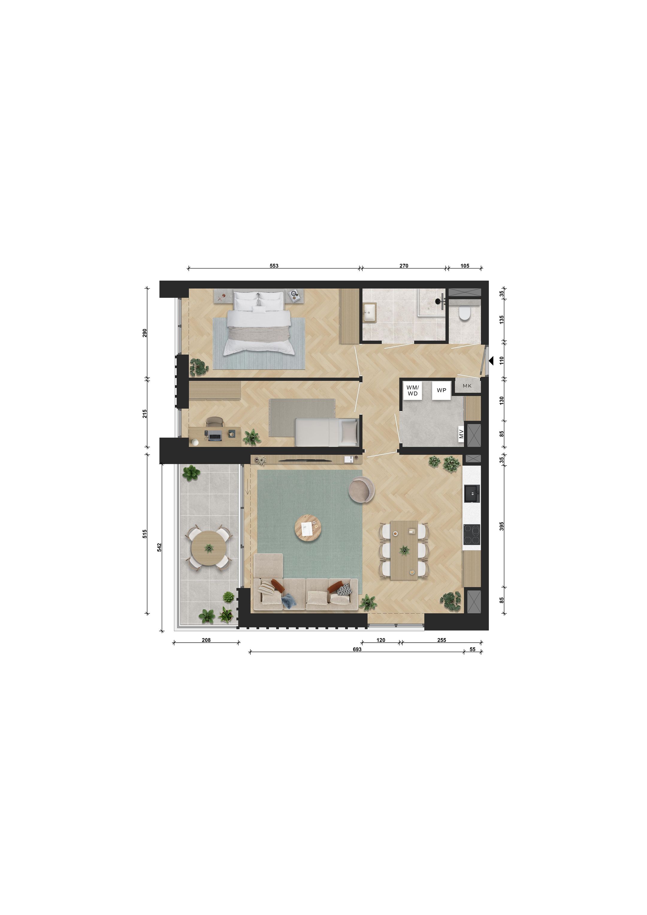 Photo 3 of Appartementen (Bouwnr. D.3.13)