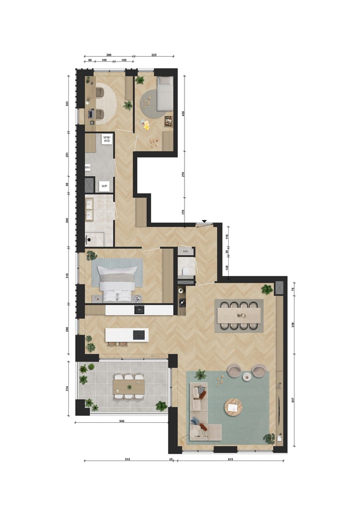 Photo 2 of Appartementen (Bouwnr. D.3.29)