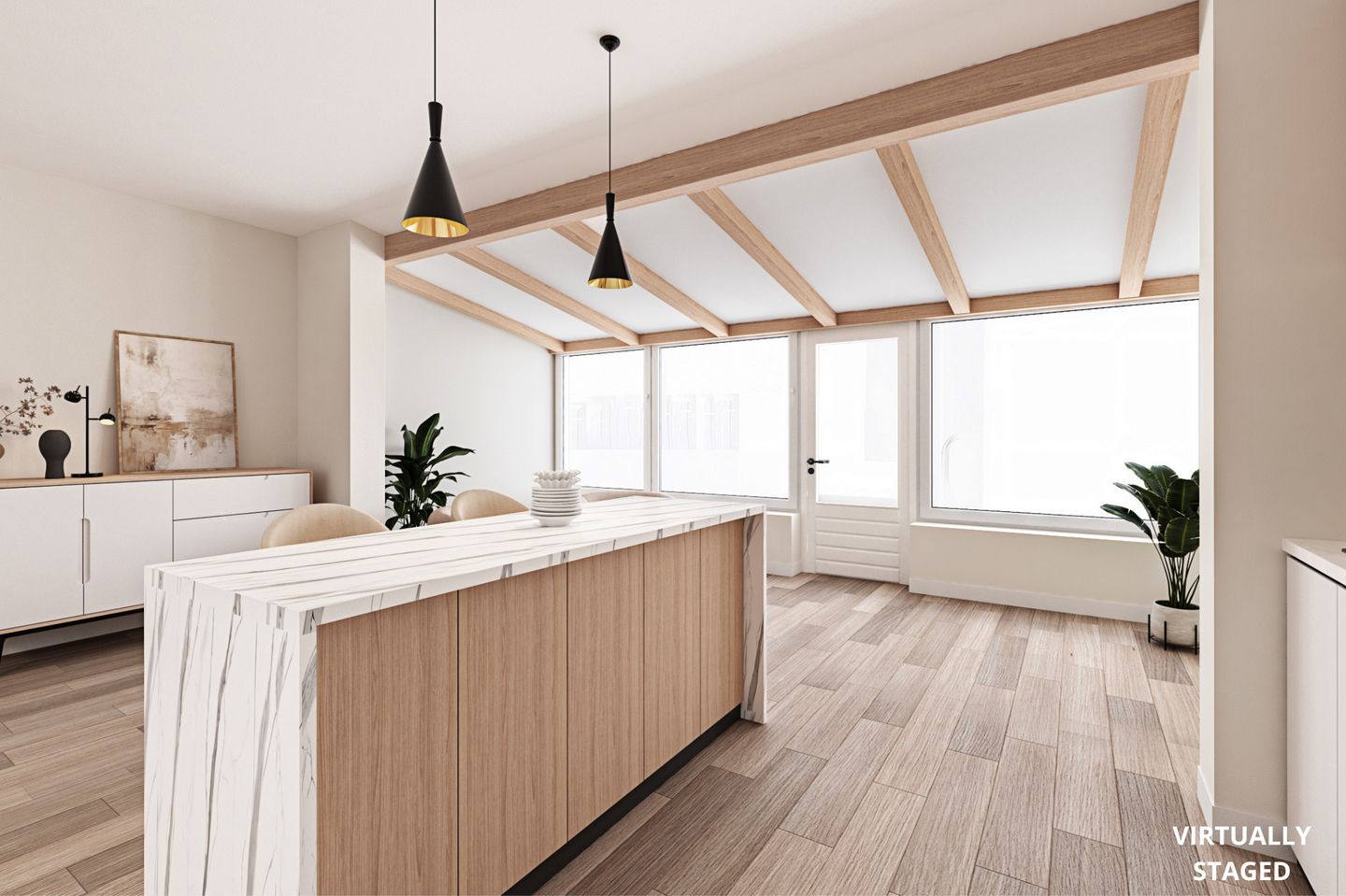 Spacious corner house with conservatory and solar panels in Axel — 19