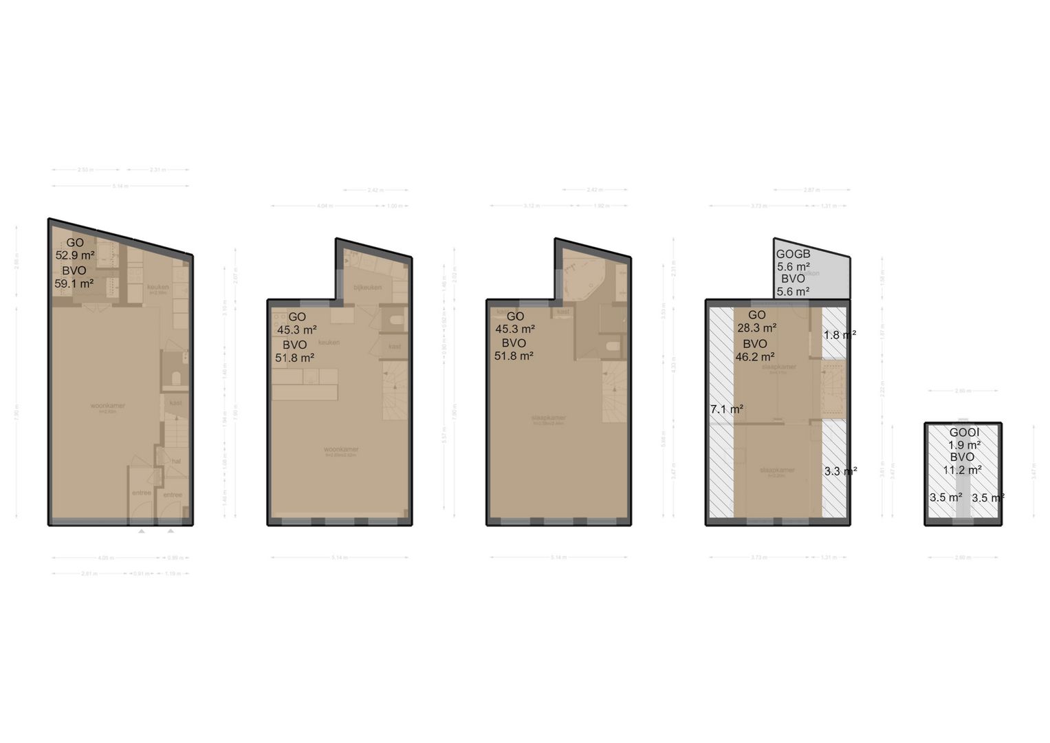 Foto 90 van Buiten Brouwersstraat 18-H