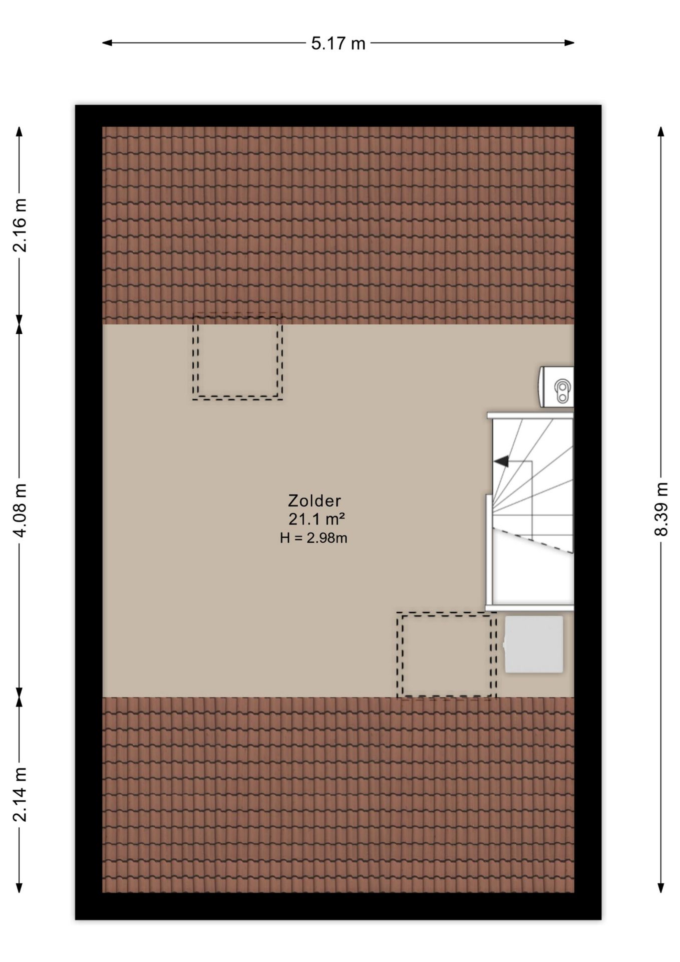 Well-maintained terraced home with modern kitchen and spacious garden — 47