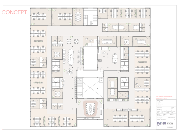 1e verdieping - indelingsvariatie