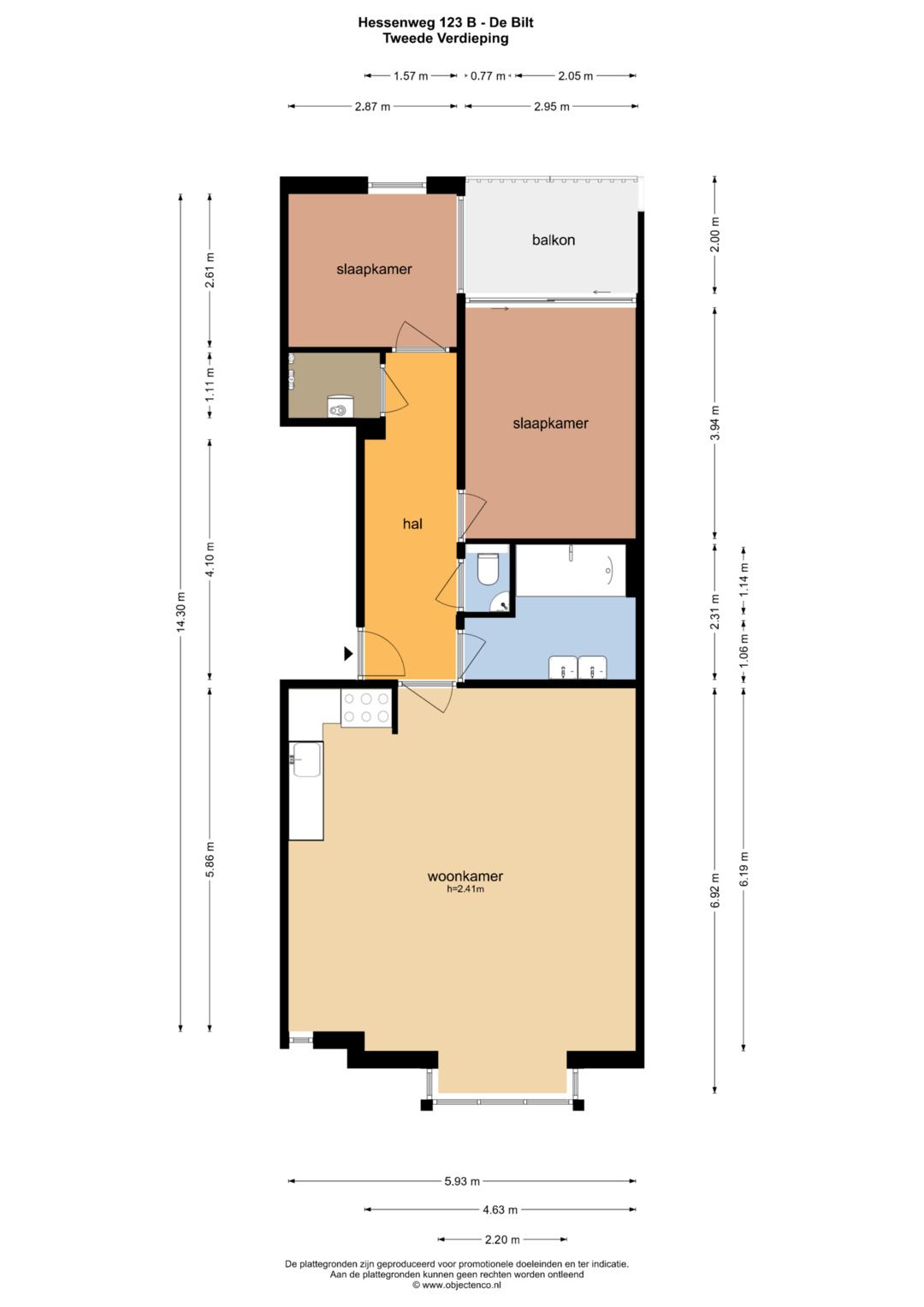 Well-maintained 3-room apartment with west-facing balcony in De Bilt West — 21