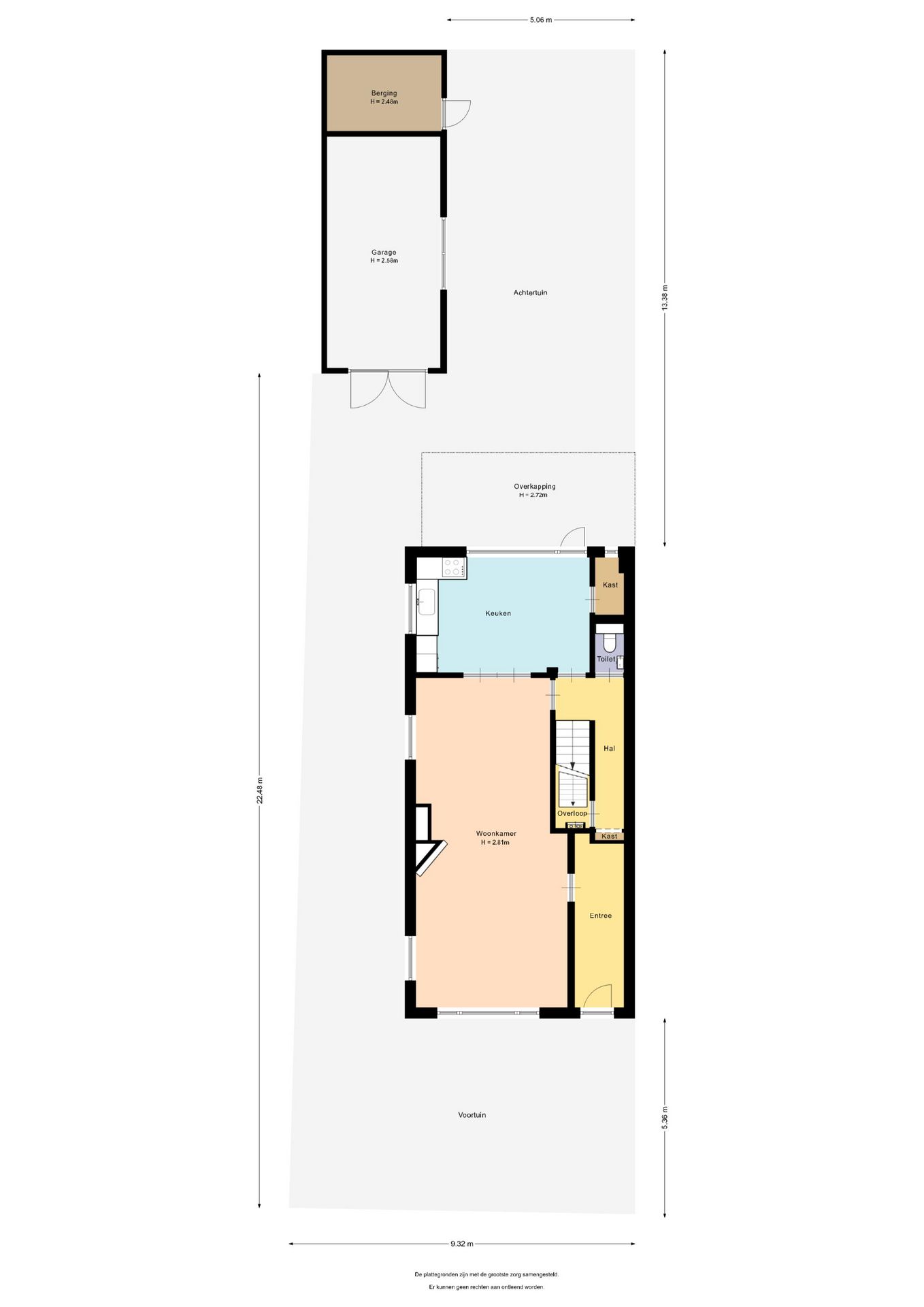 Charming semi-detached home with deep private garden in Schrijverskwartier — 42