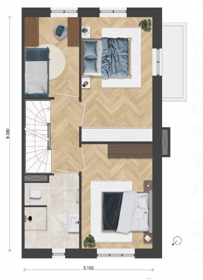 Foto 4 van Hoekwoning (Bouwnr. 87)