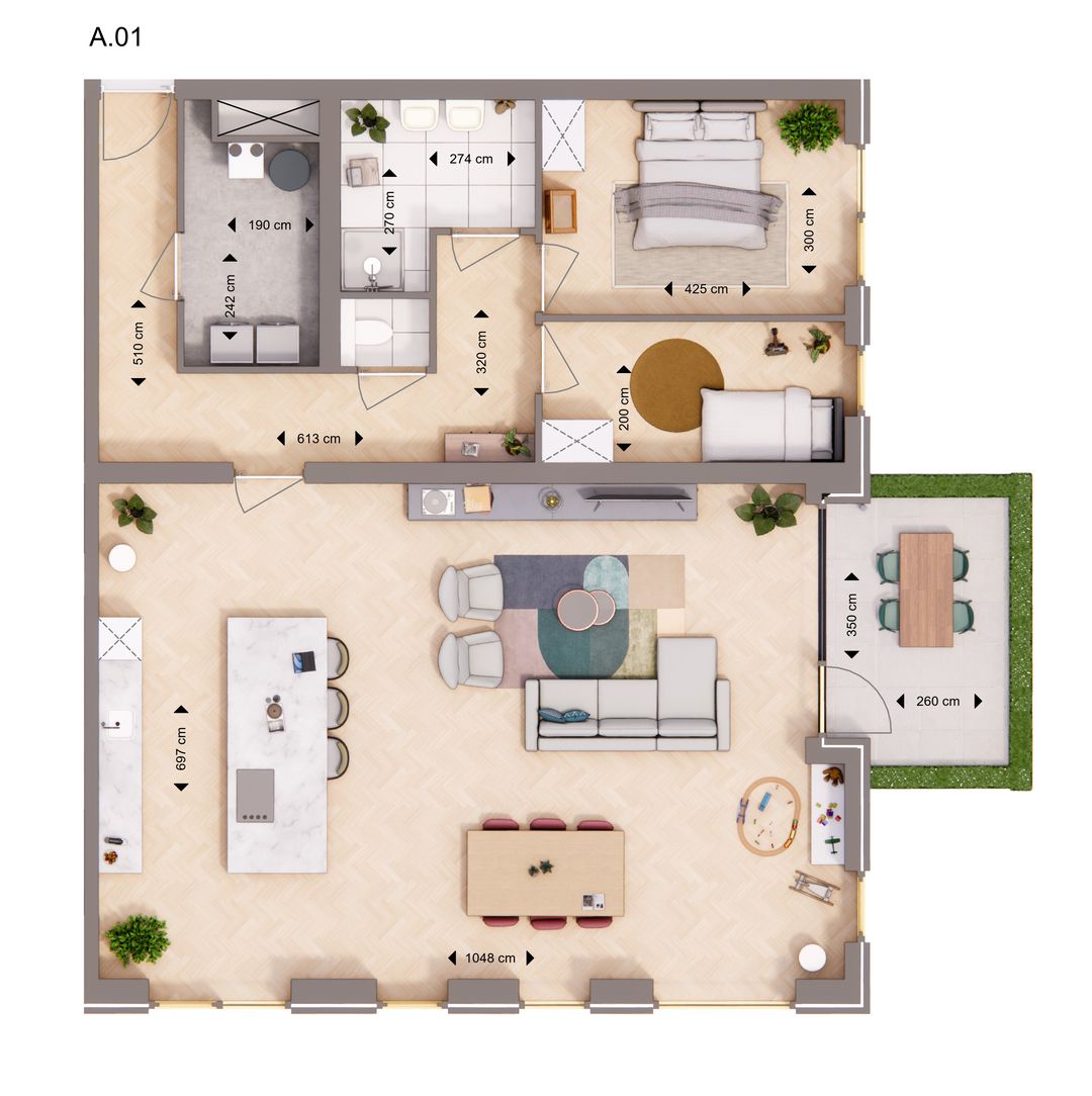 Foto 11 van Appartement (Bouwnr. 1)