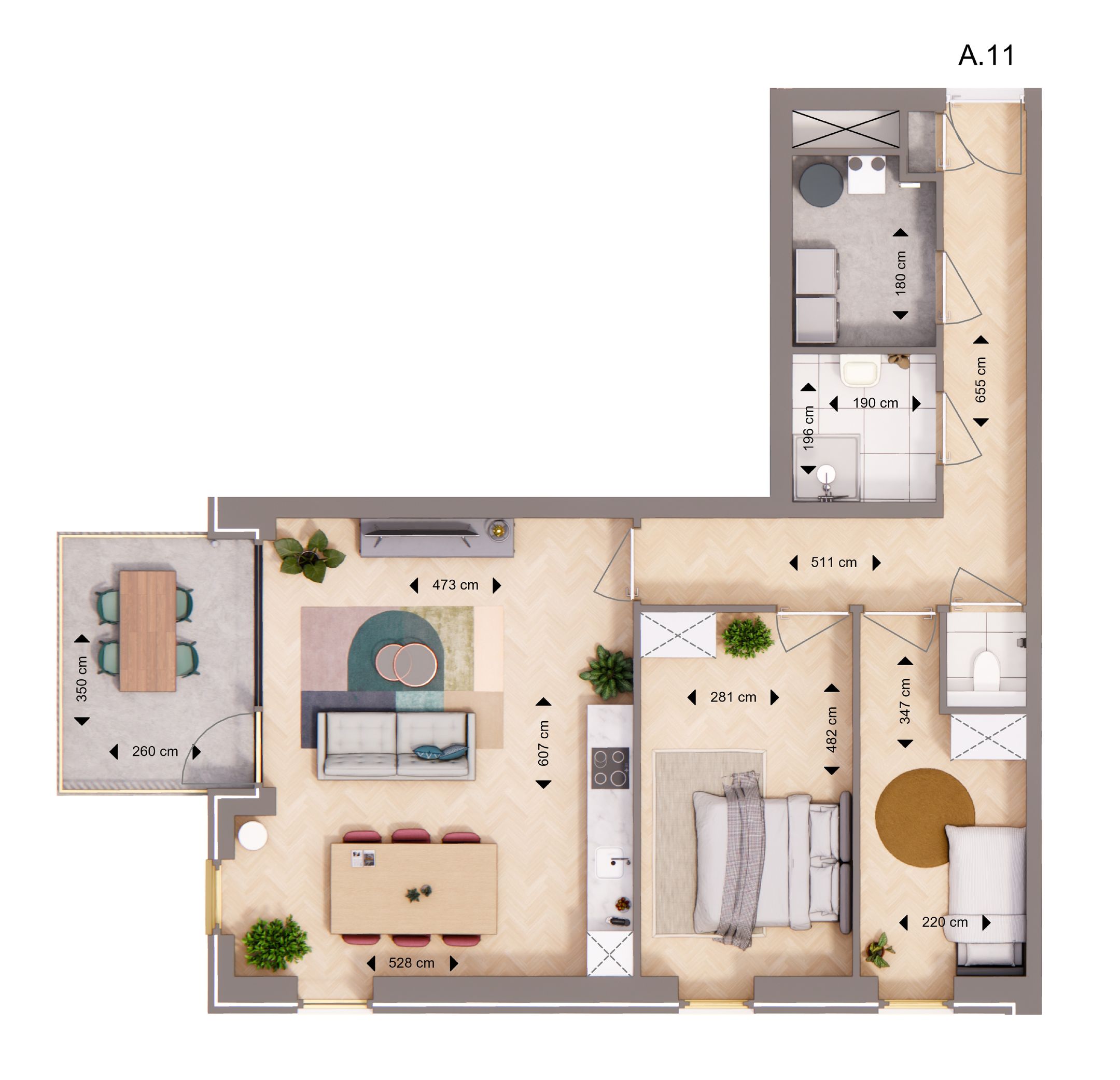 Foto 12 van Appartement (Bouwnr. 11)