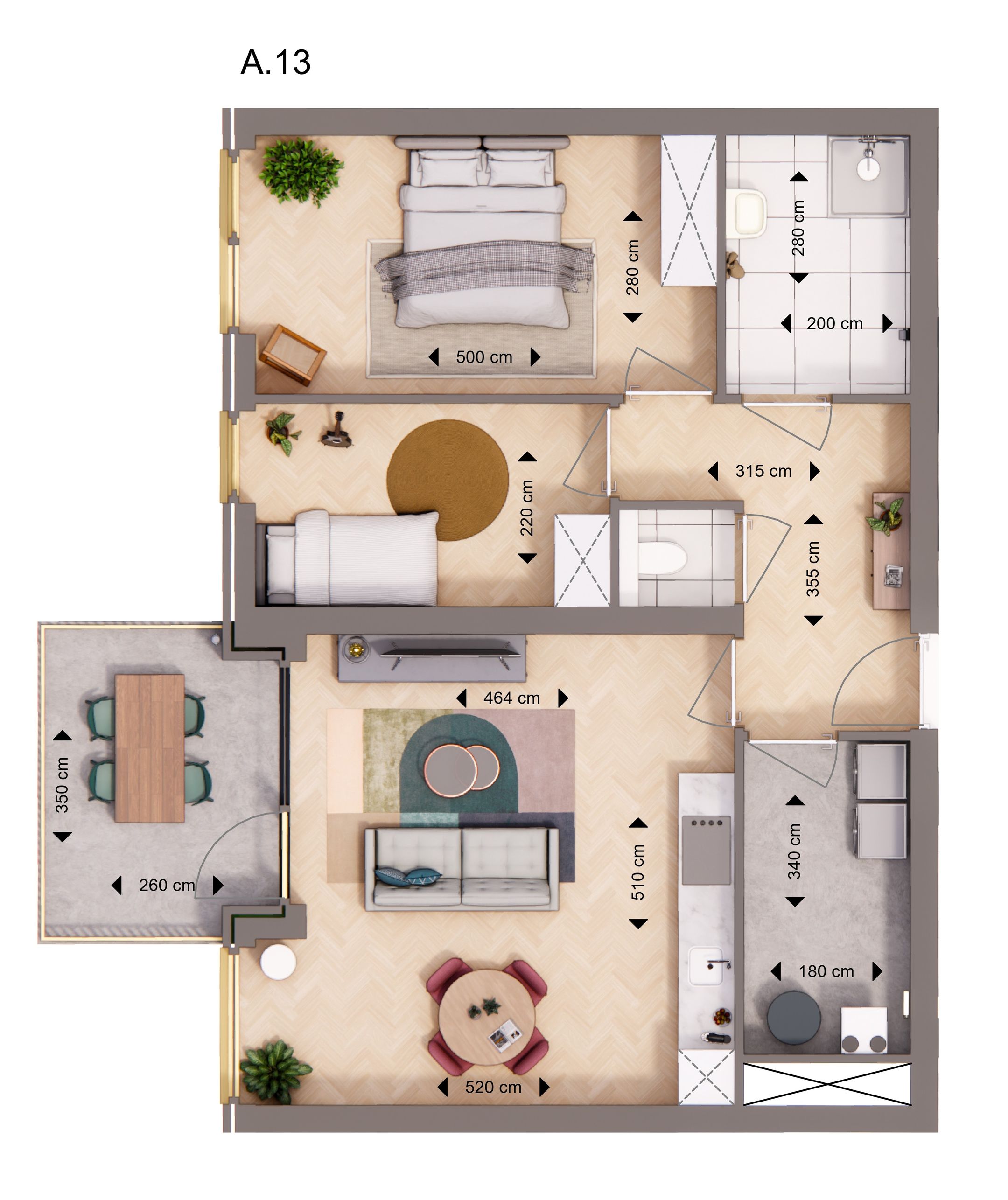 Foto 12 van Appartement (Bouwnr. 13)