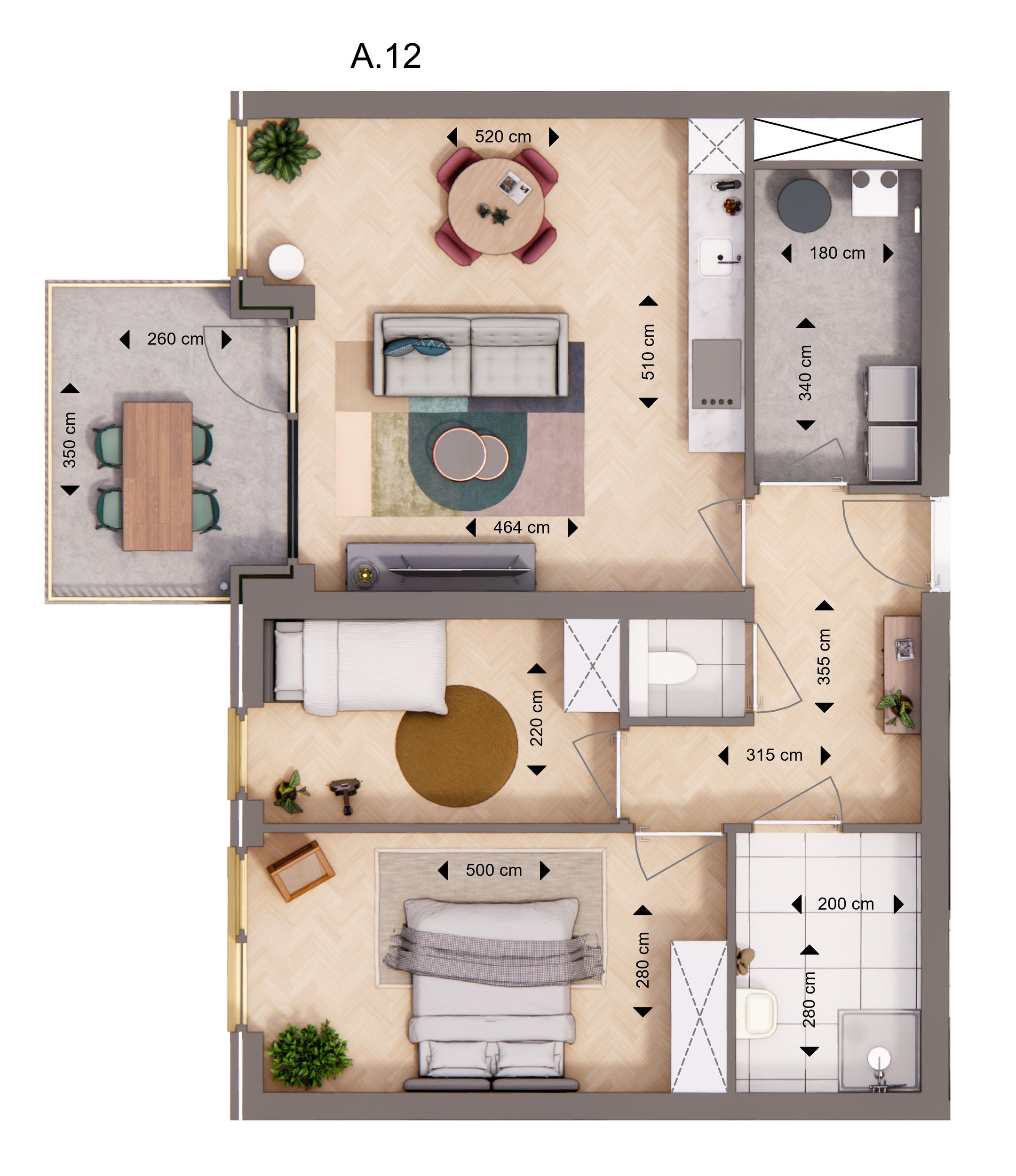 Foto 12 van Appartement (Bouwnr. 12)