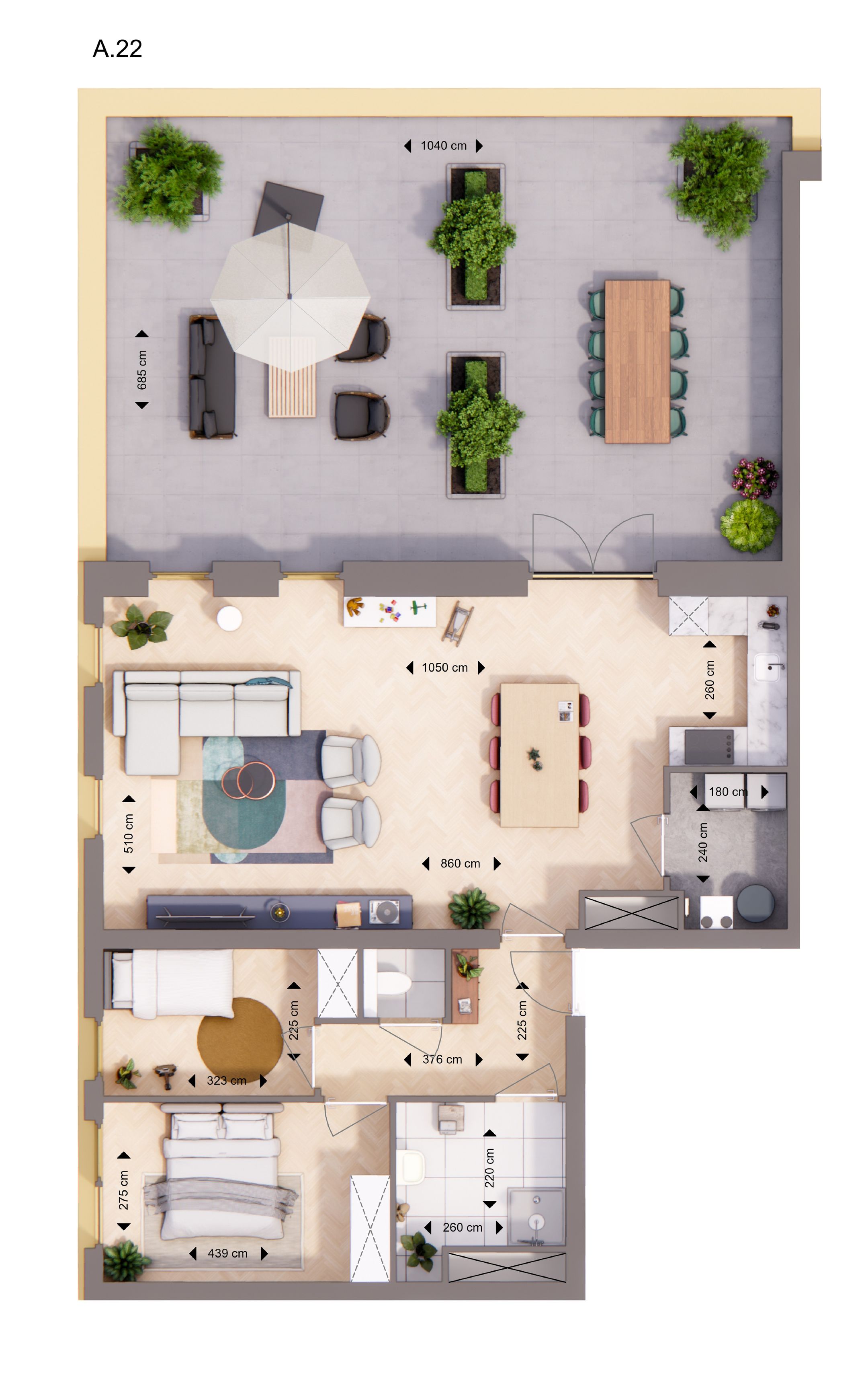 Foto 12 van Appartement (Bouwnr. 22)