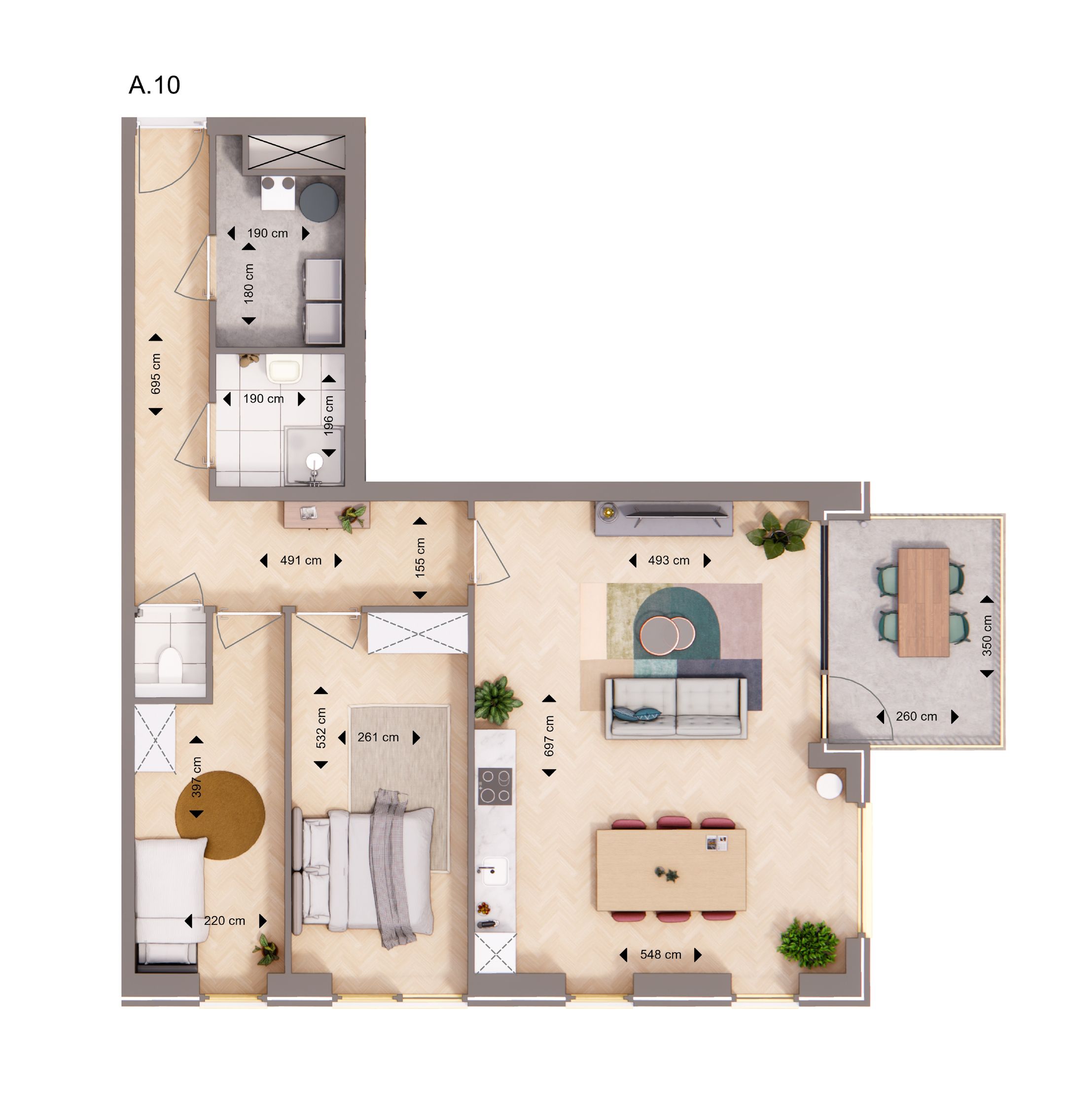Foto 12 van Appartement (Bouwnr. 10)