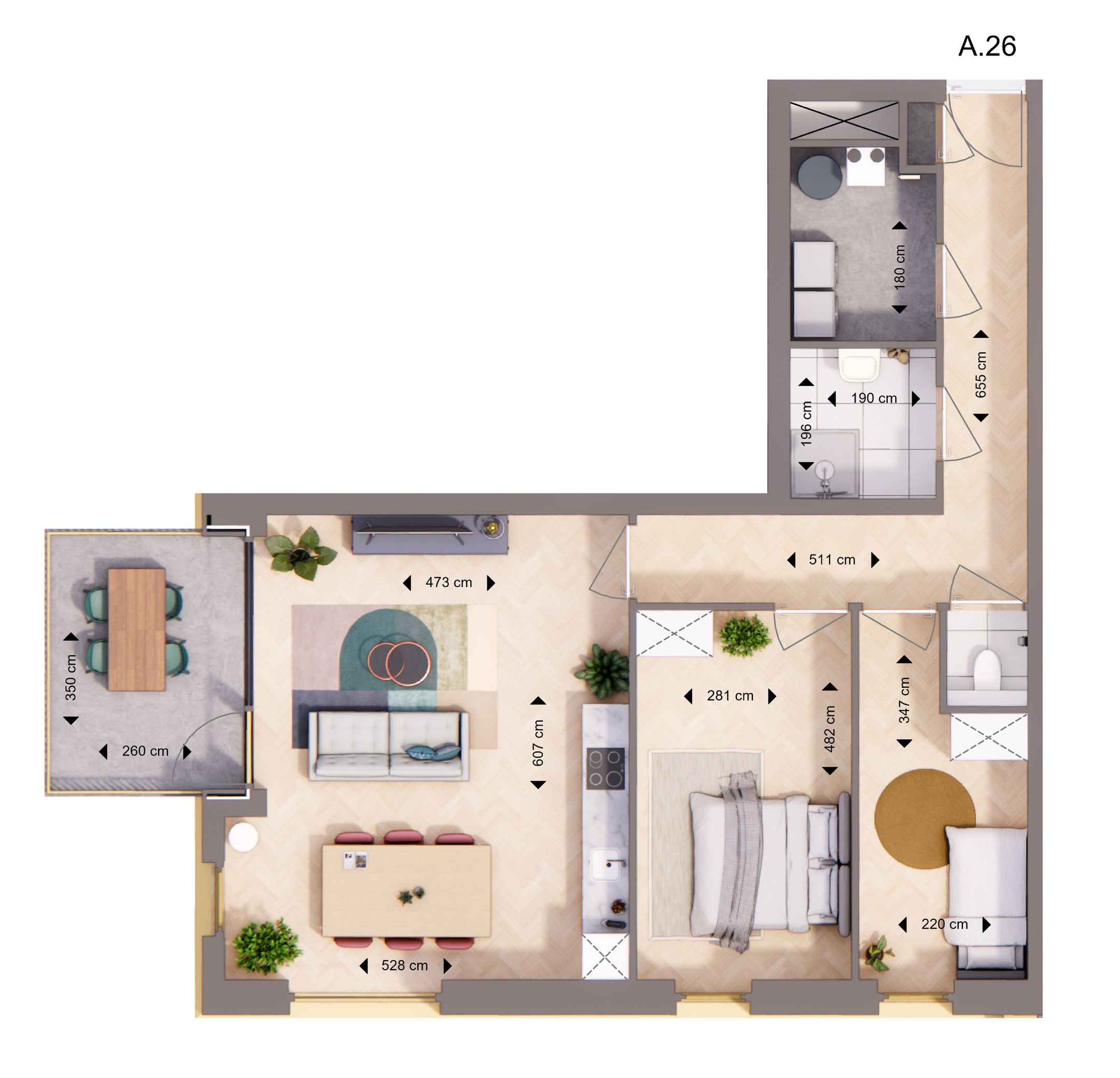 Foto 12 van Appartement (Bouwnr. 26)