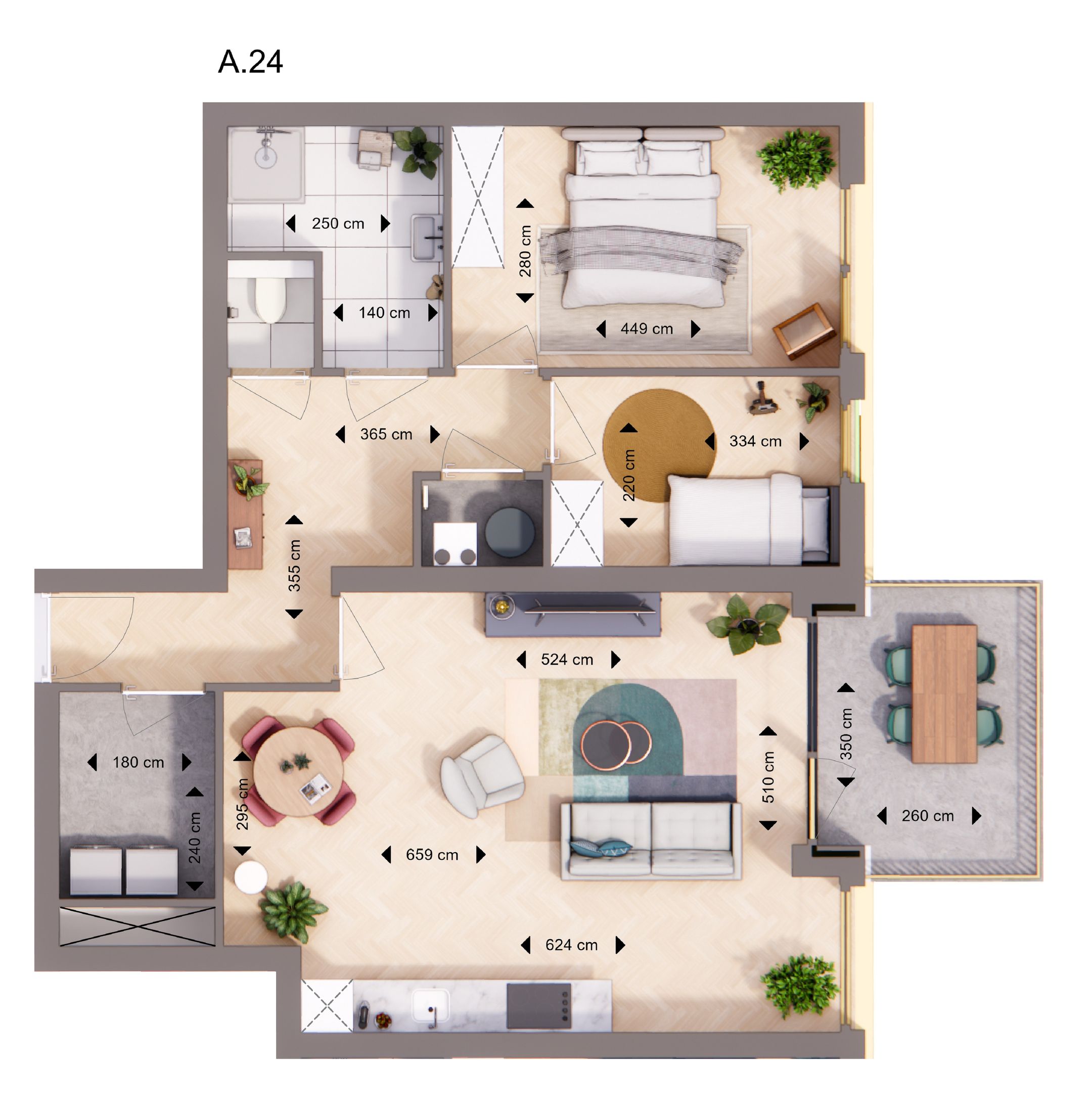 Foto 12 van Appartement (Bouwnr. 24)