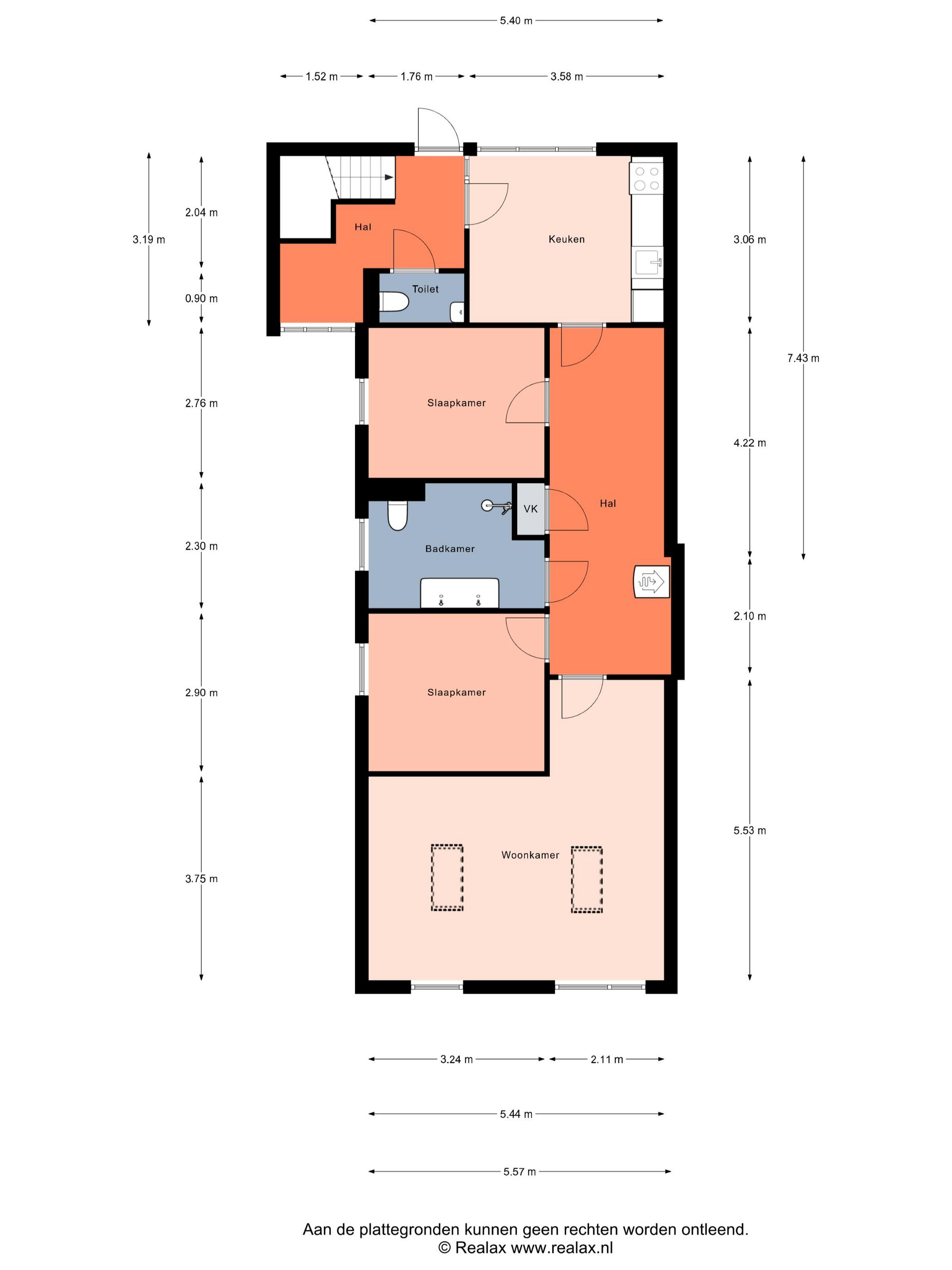 Renovated Top Floor Apartment with Heat Pump and Parking in Borne — 21