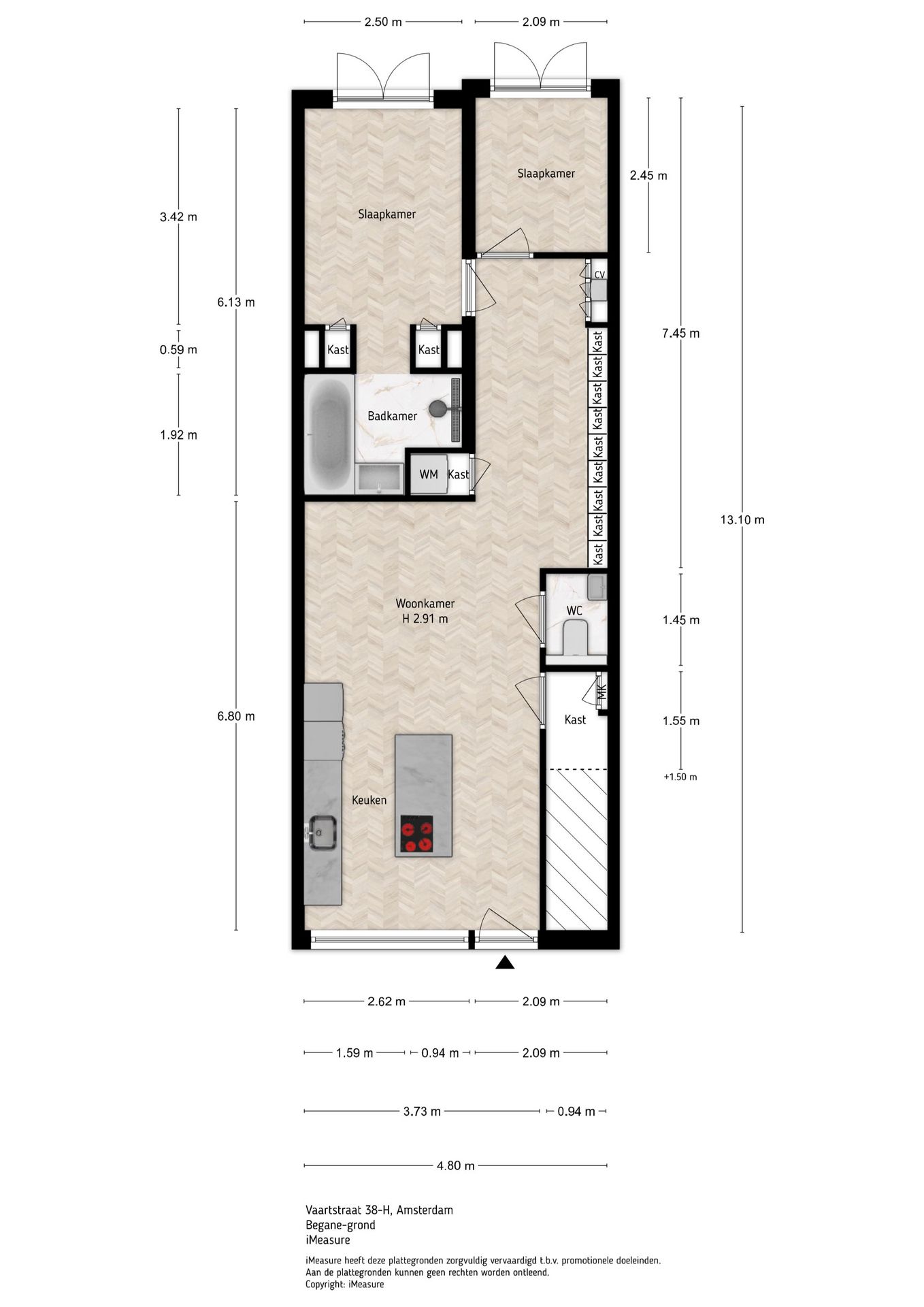 Foto 30 van Vaartstraat 38-H