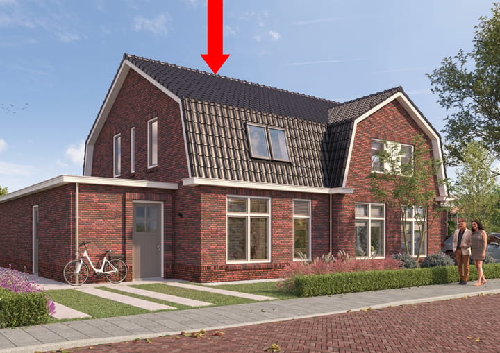Foto van Van Damstraat 14 2-onder-1-kapwoning