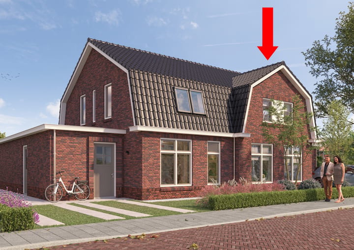 Foto van Van Damstraat 12 2-onder-1-kapwoning