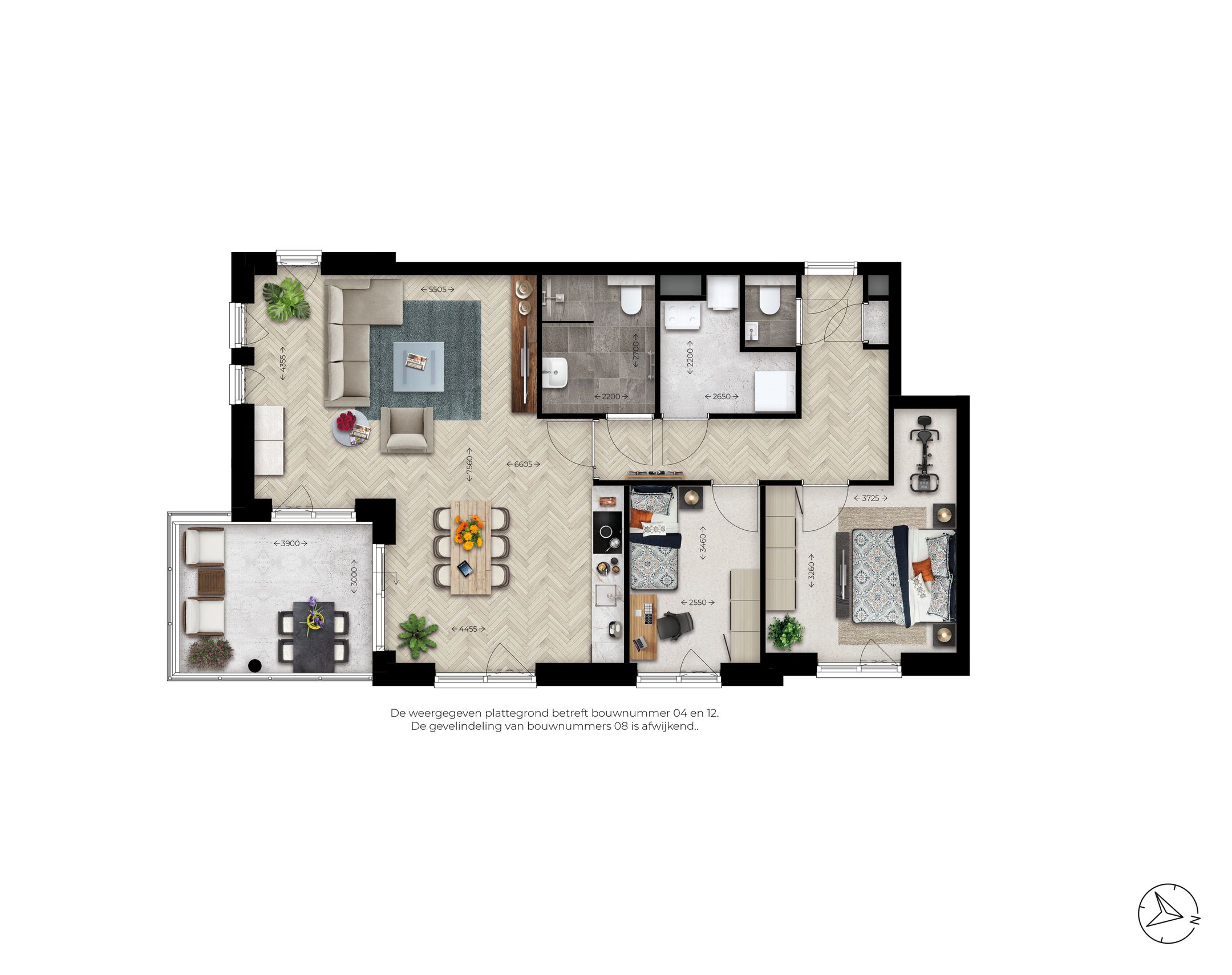 Appartementen (Bouwnr. 4)  false