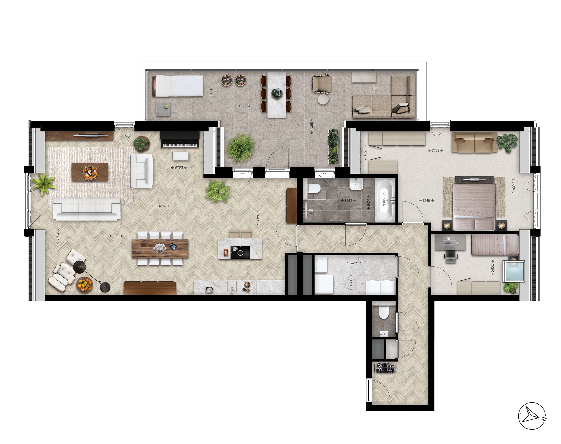 Appartementen (Bouwnr. 17)  false