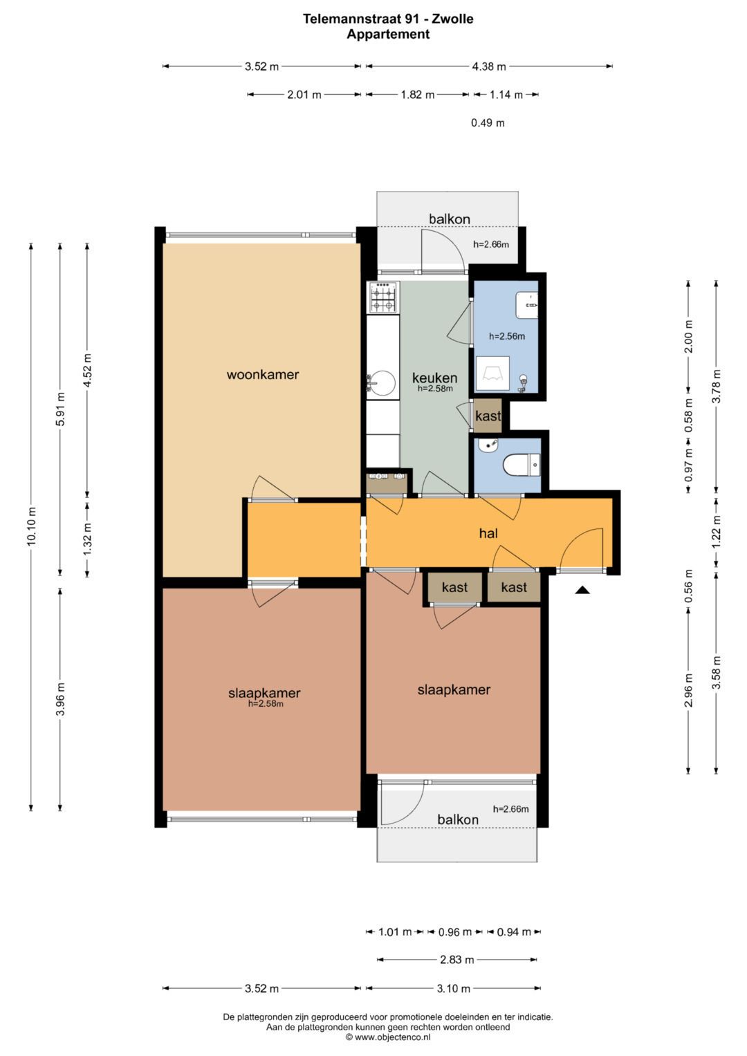 Foto 38 van Telemannstraat 91