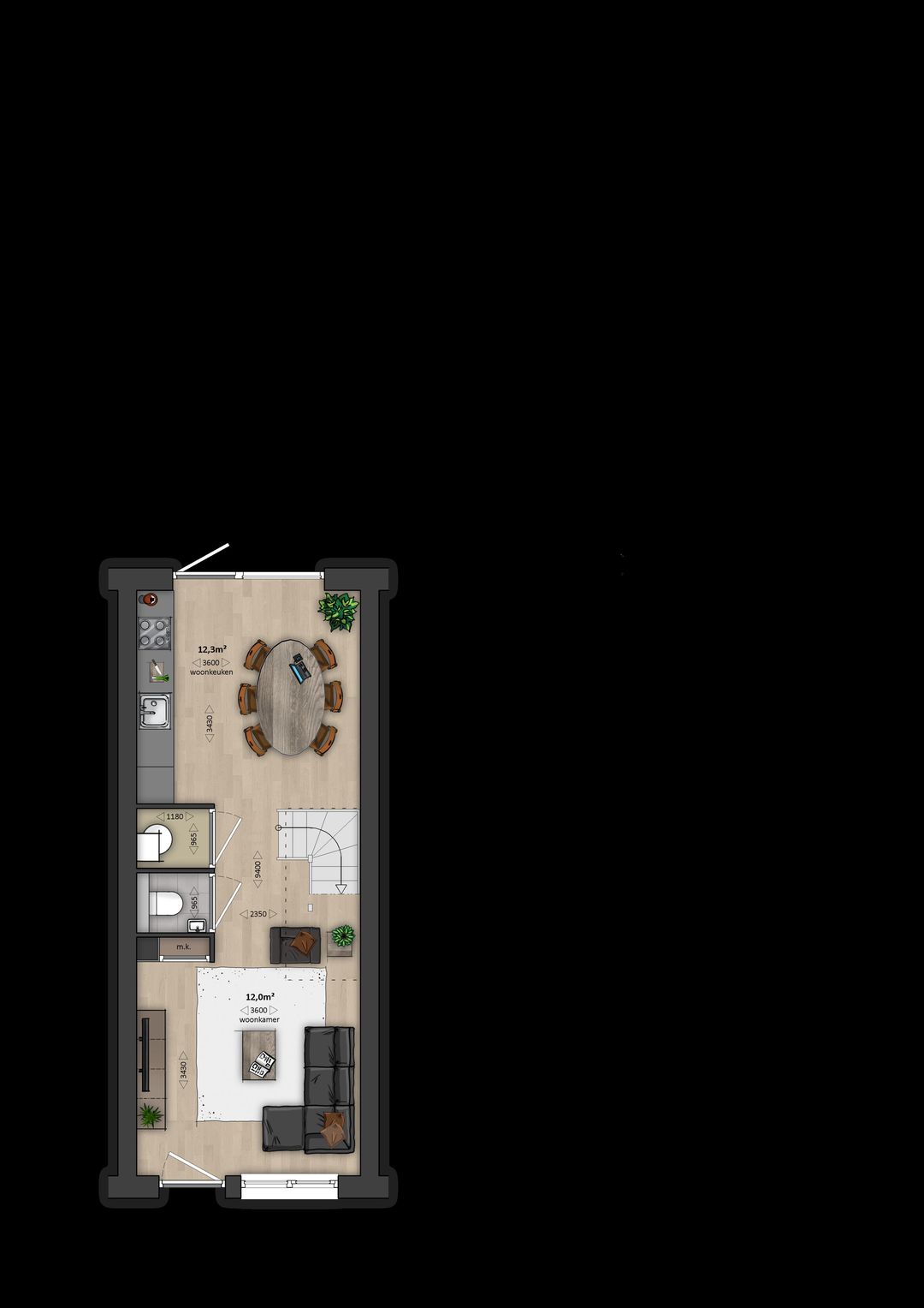 Photo 2 of Tussenwoning (type 1A) (Bouwnr. 325)