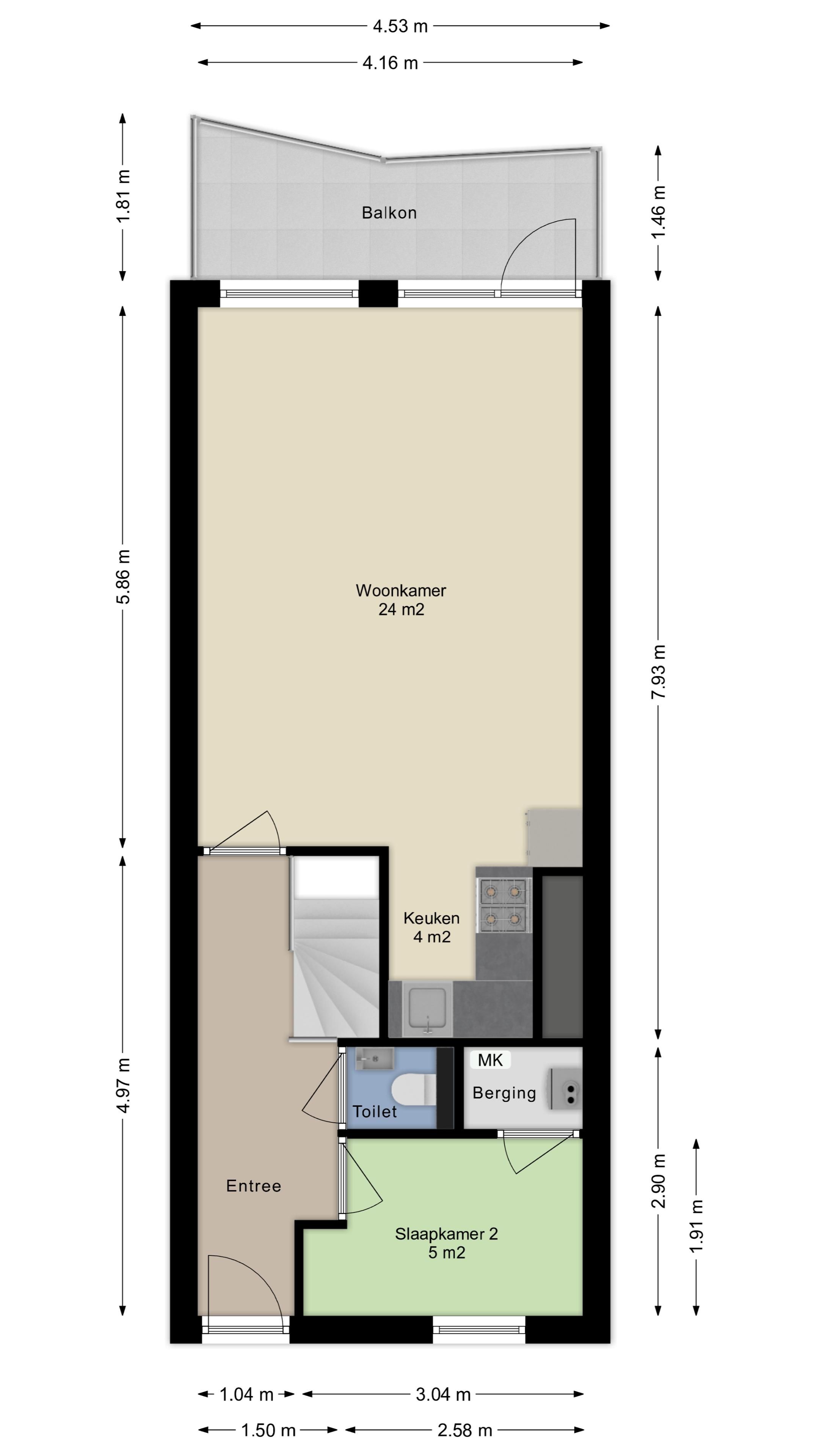 Foto 33 van Godevaert Montensstraat 2-D27